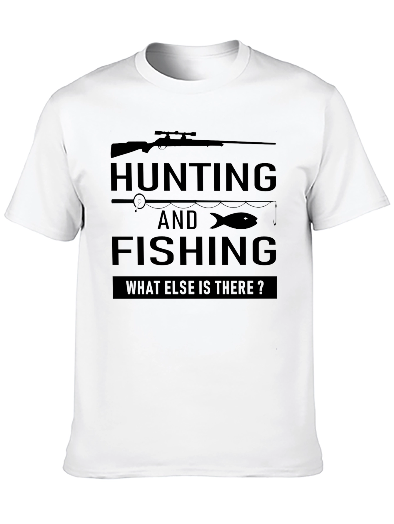 Hunting and Fishing Graphic T-Shirt
