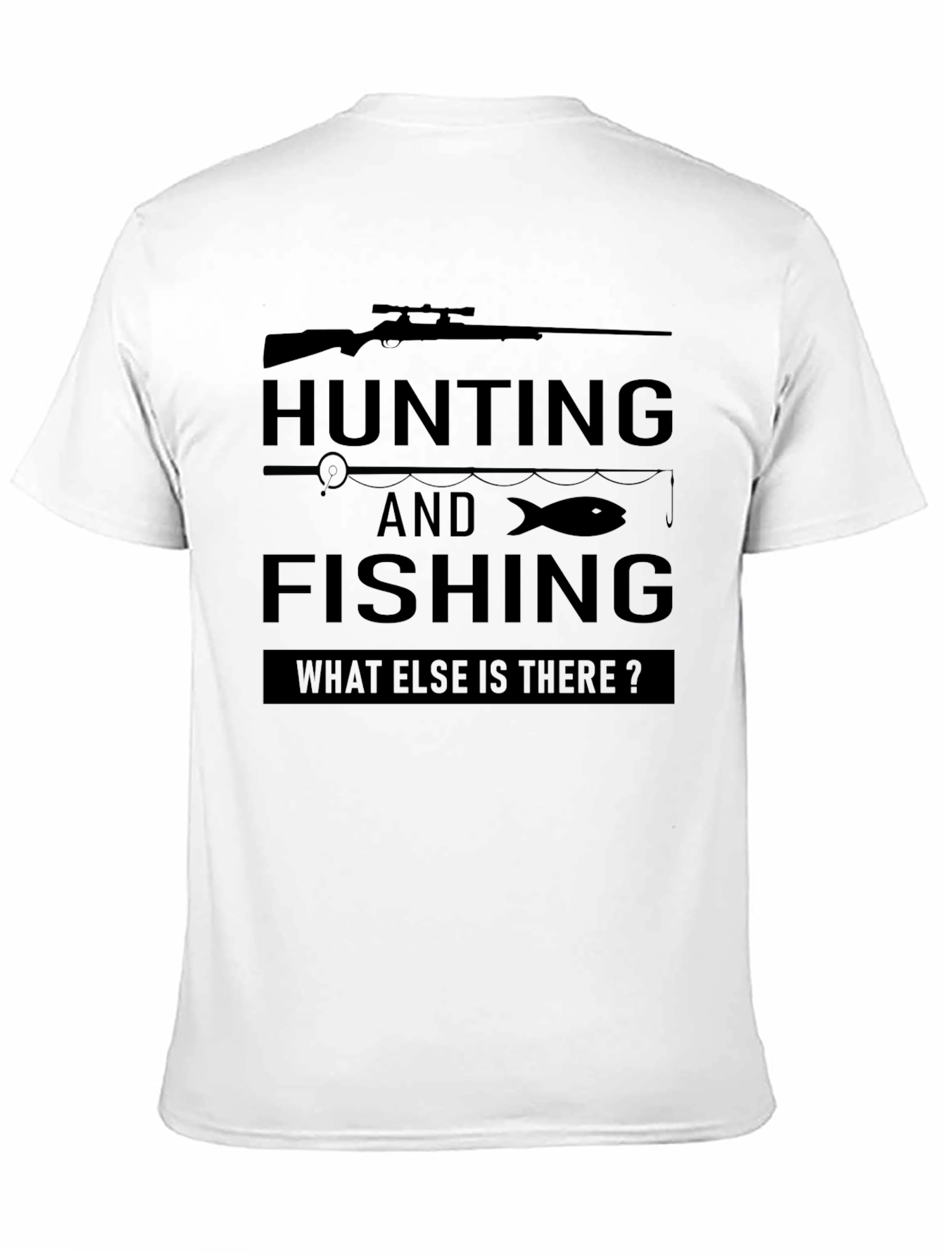 Hunting and Fishing Graphic T-Shirt