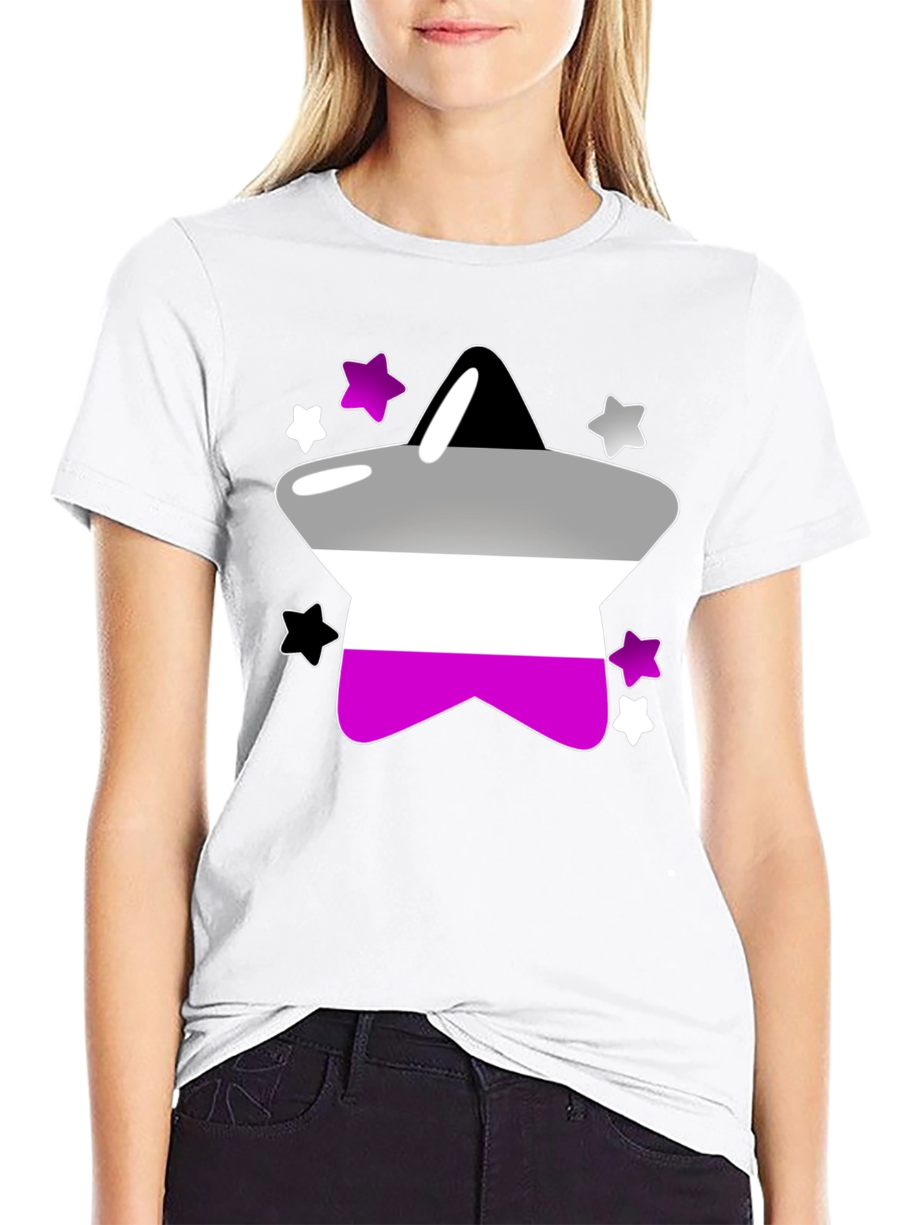 Asexual Pride Star T-Shirt
