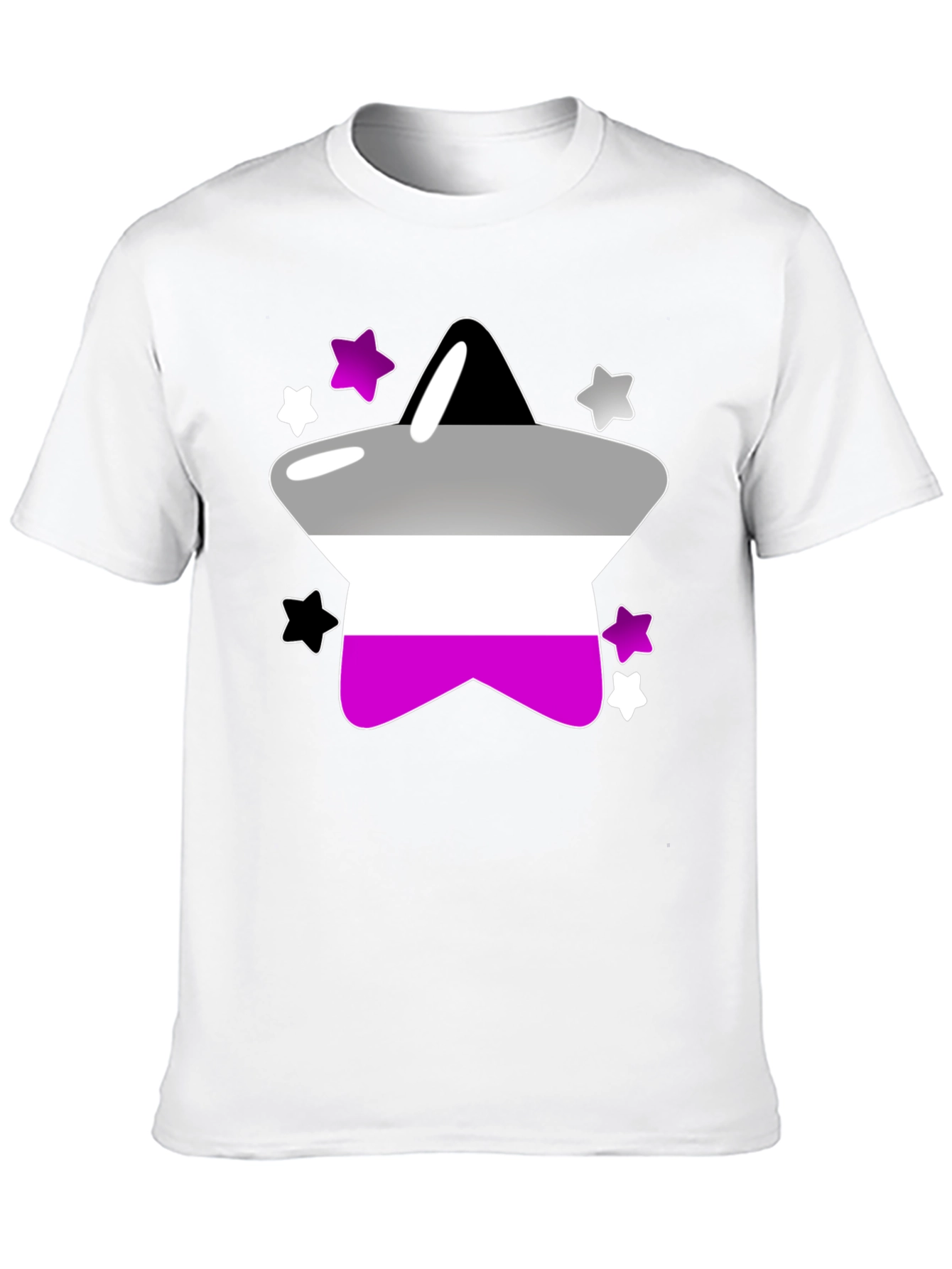 Asexual Pride Star T-Shirt