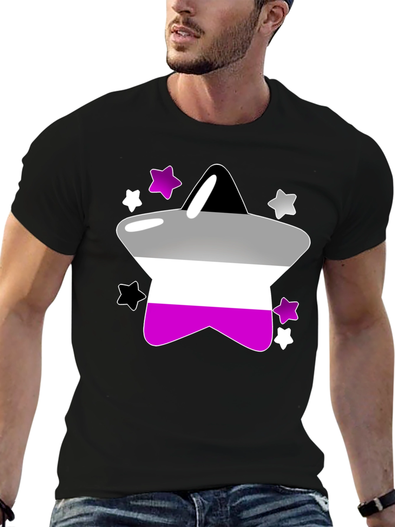 Asexual Pride Star T-Shirt