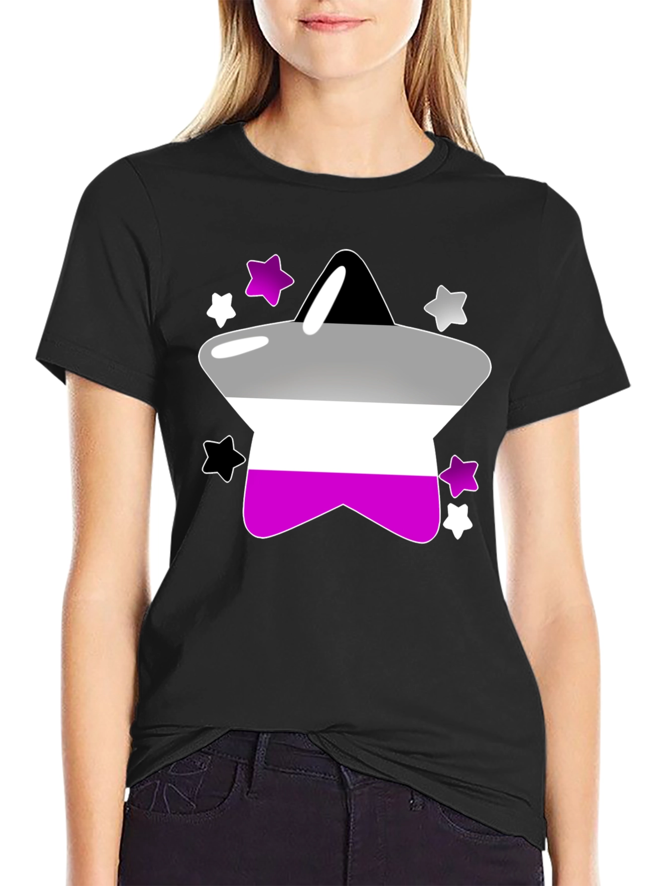 Asexual Pride Star T-Shirt