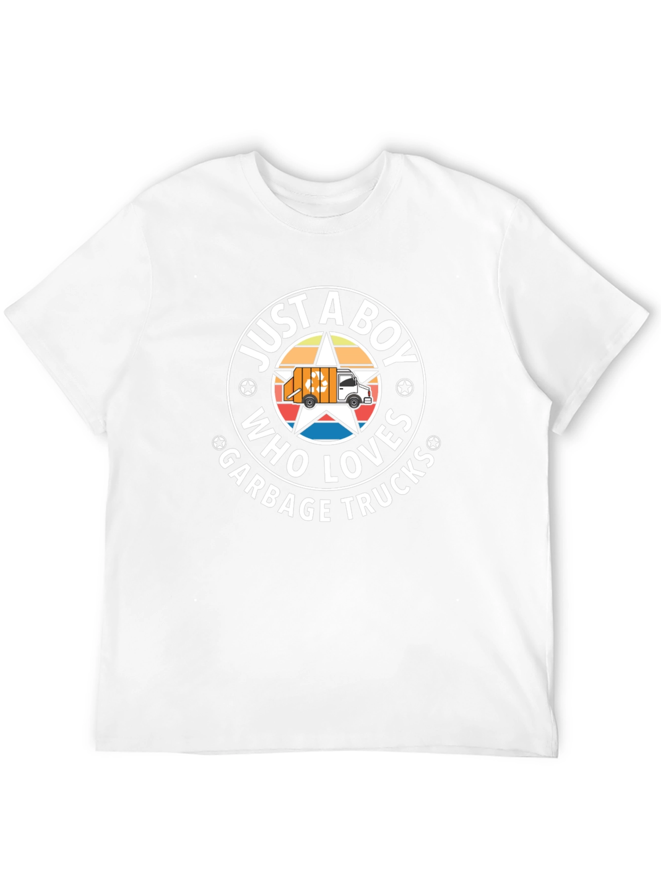 Just A Boy Who Loves Garbage Trucks T-Shirt