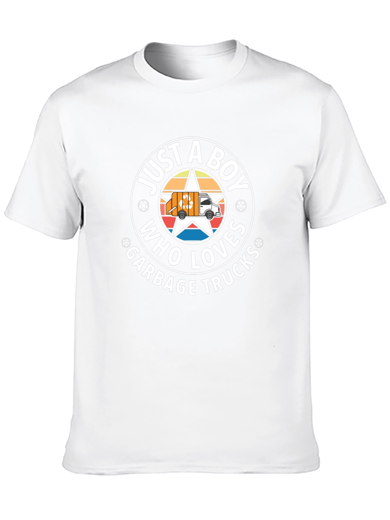 Just A Boy Who Loves Garbage Trucks T-Shirt