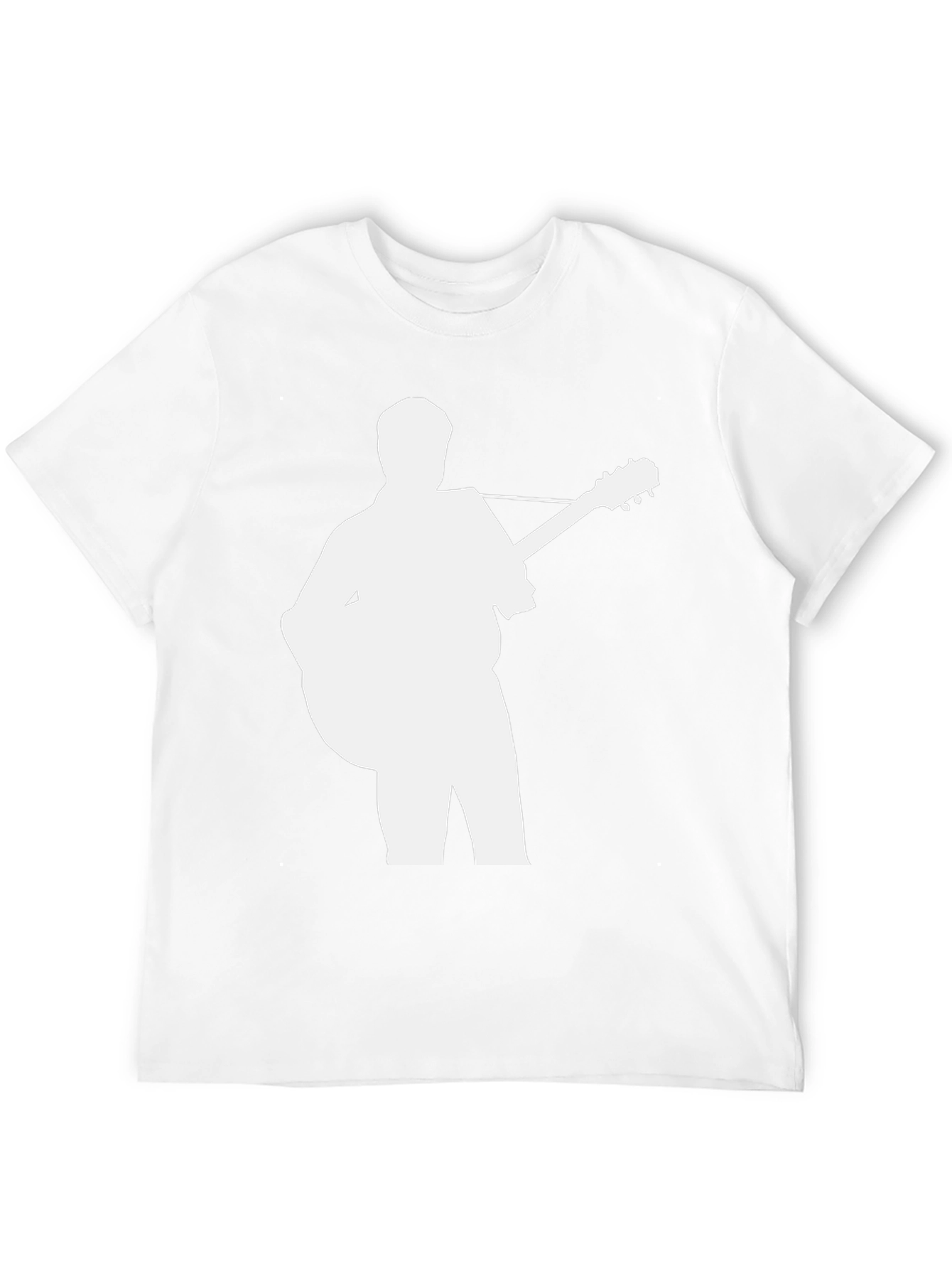 Guitar Player Graphic Tee - Black