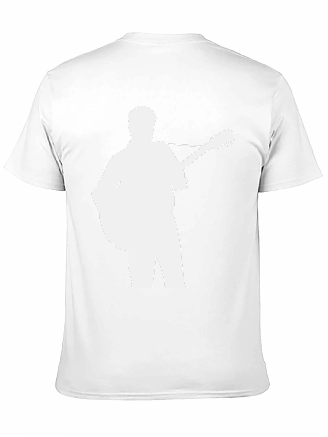 Guitar Player Graphic Tee - Black