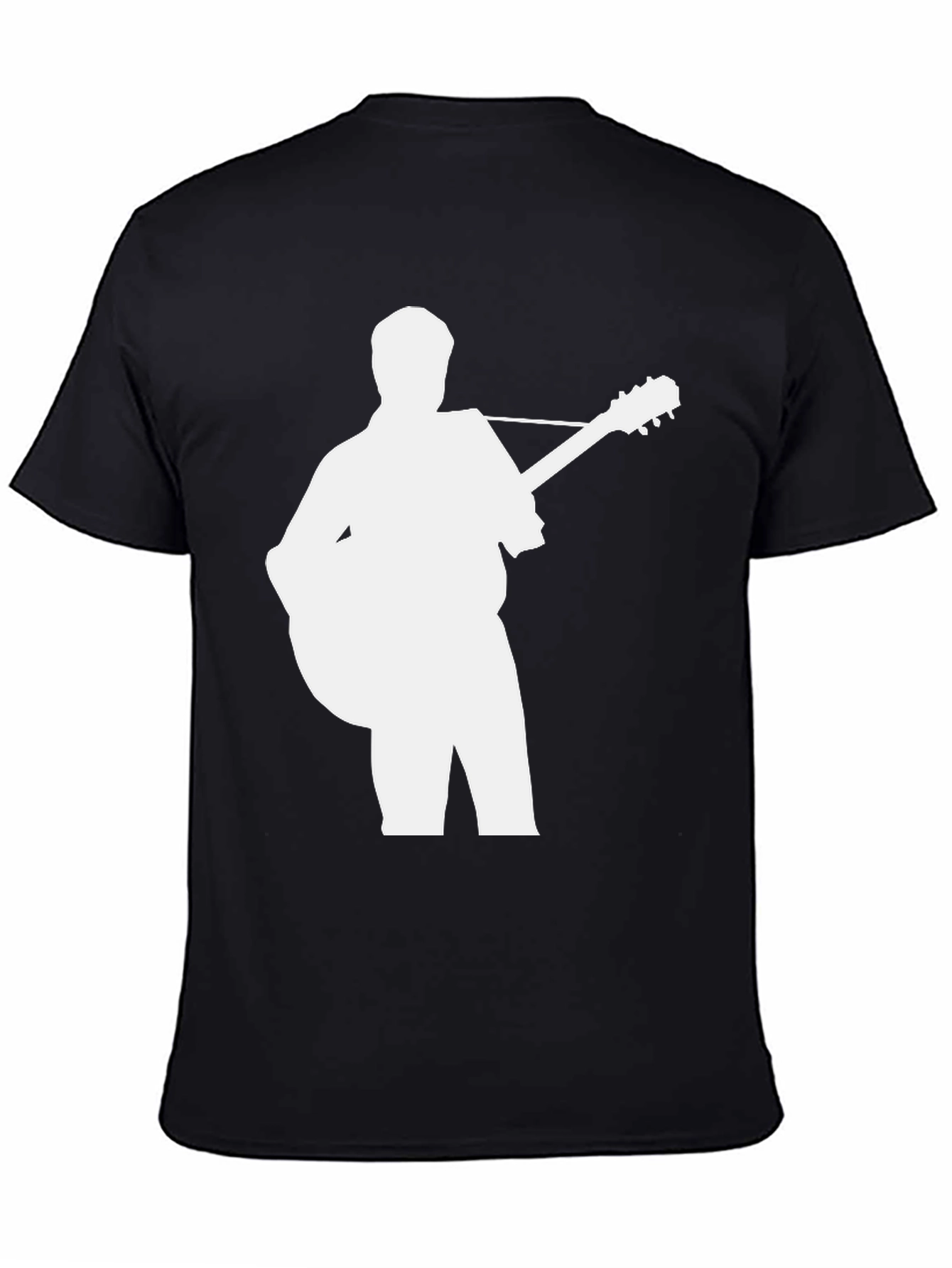 Guitar Player Graphic Tee - Black