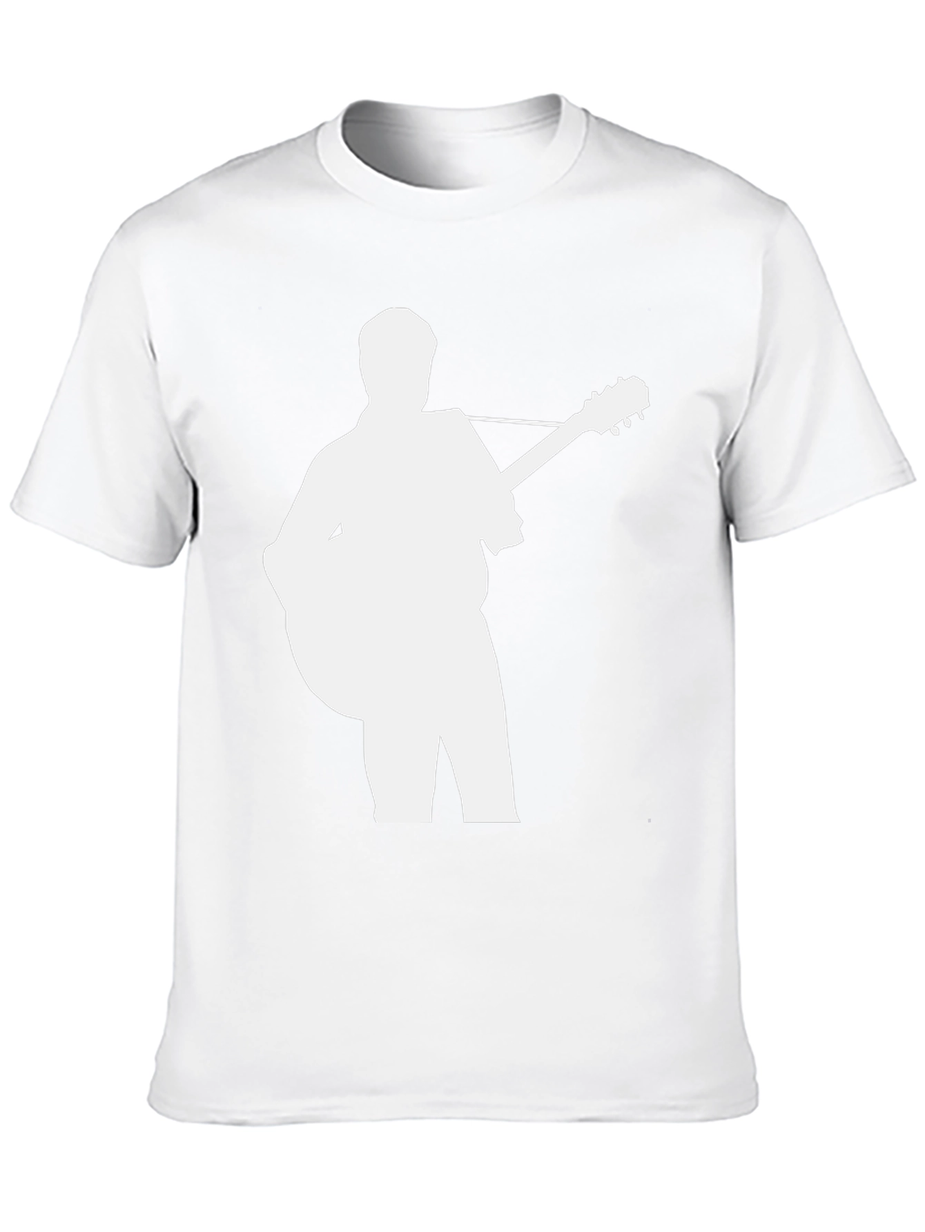 Guitar Player Graphic Tee - Black