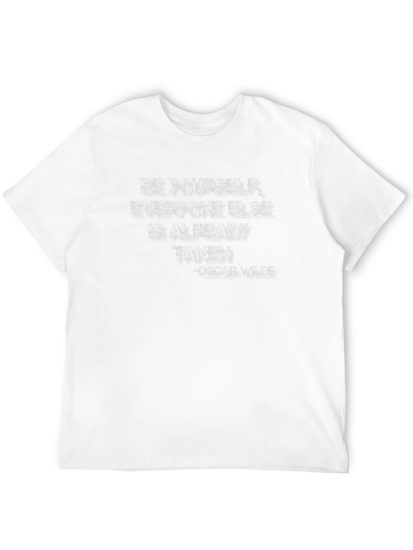 Be Yourself Oscar Wilde T-Shirt - Trendy Black Tee