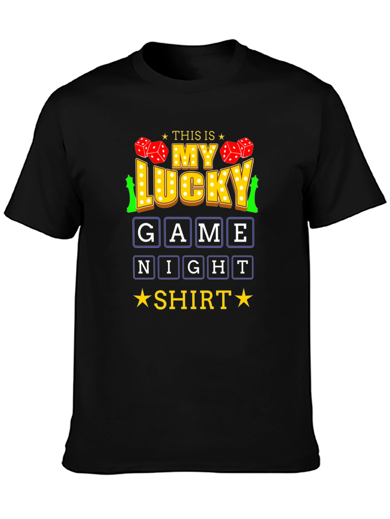 Lucky Game Night Shirt - Fun Graphic Tee