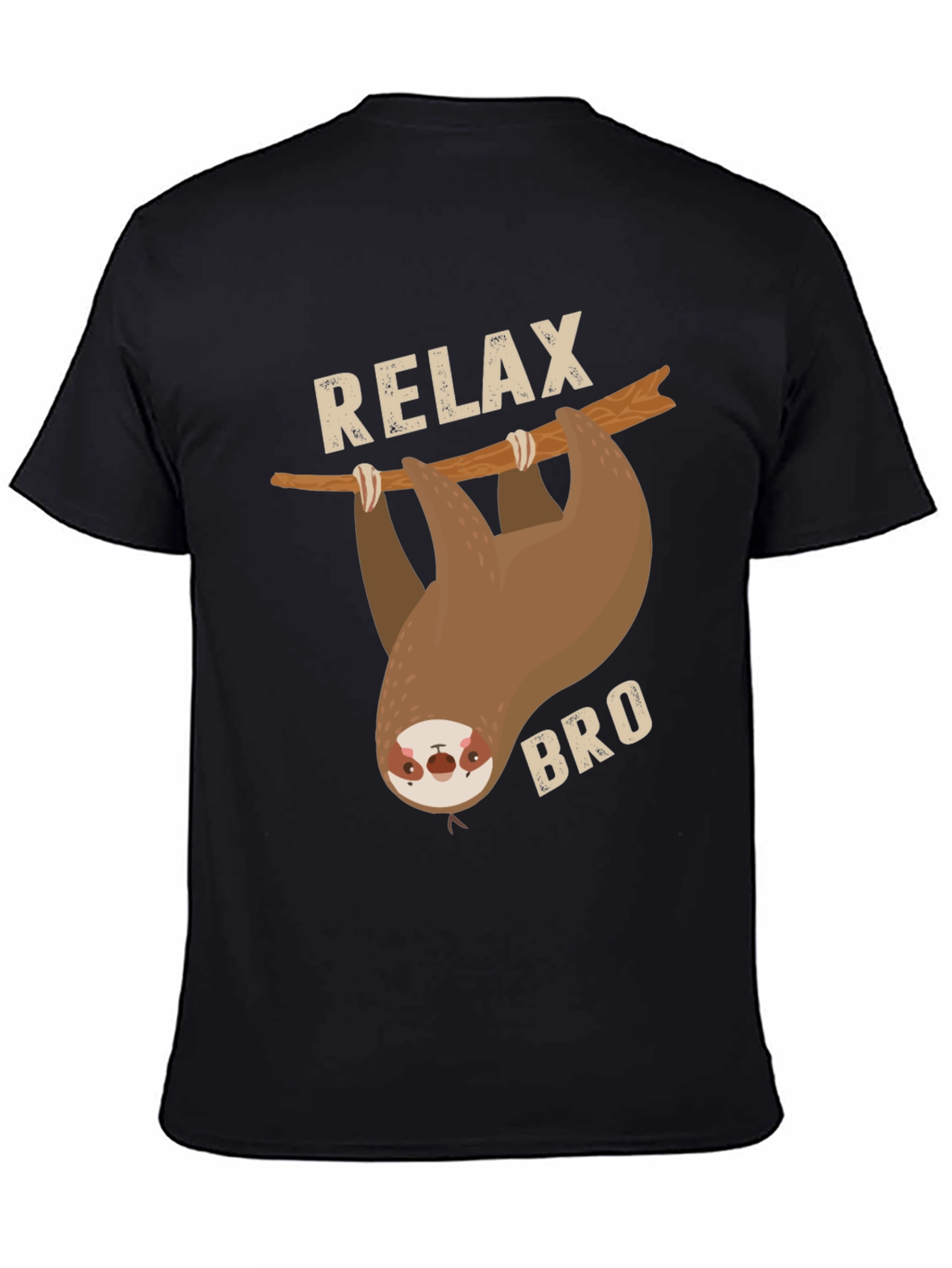 Relax Bro Sloth Graphic T-Shirt