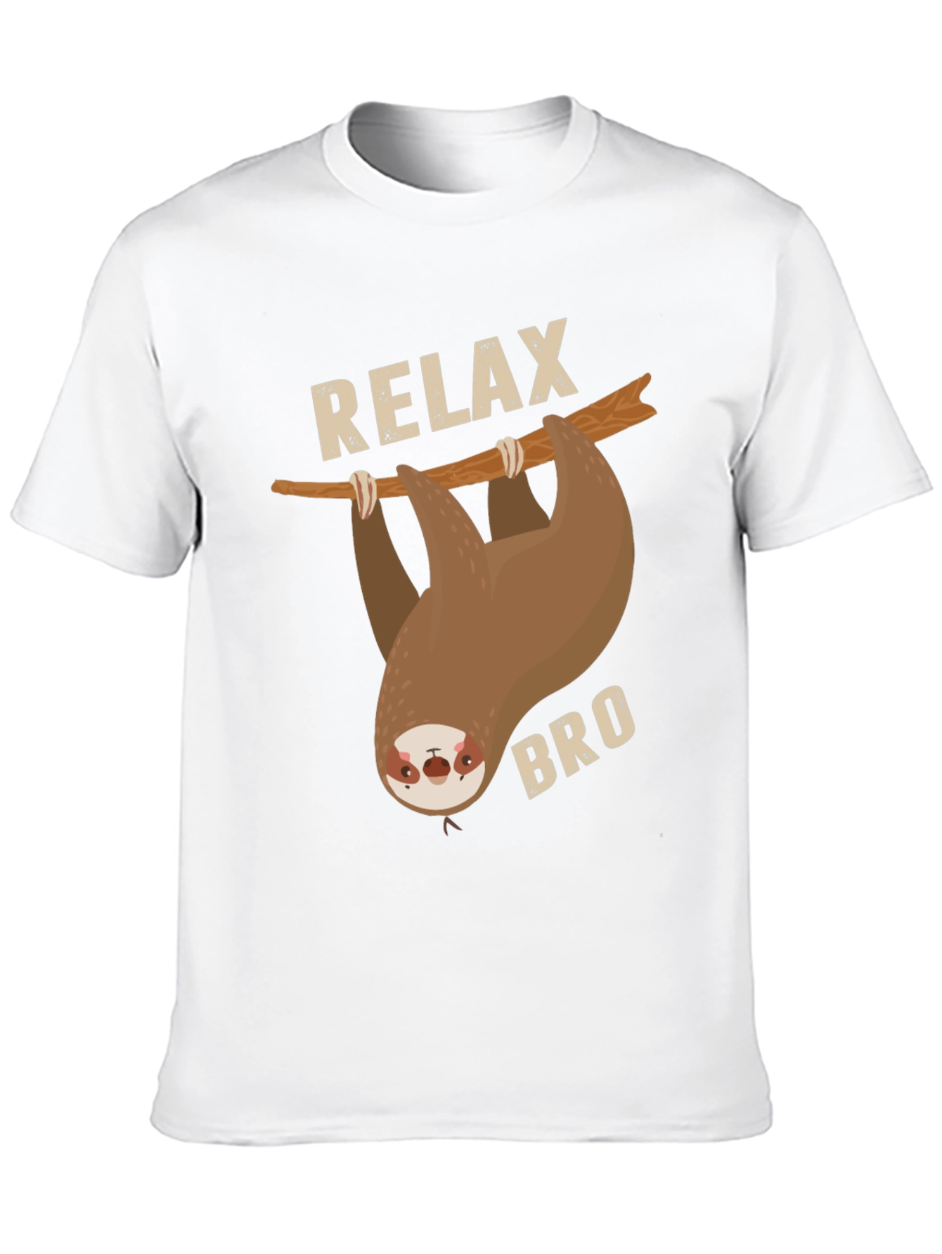 Relax Bro Sloth Graphic T-Shirt