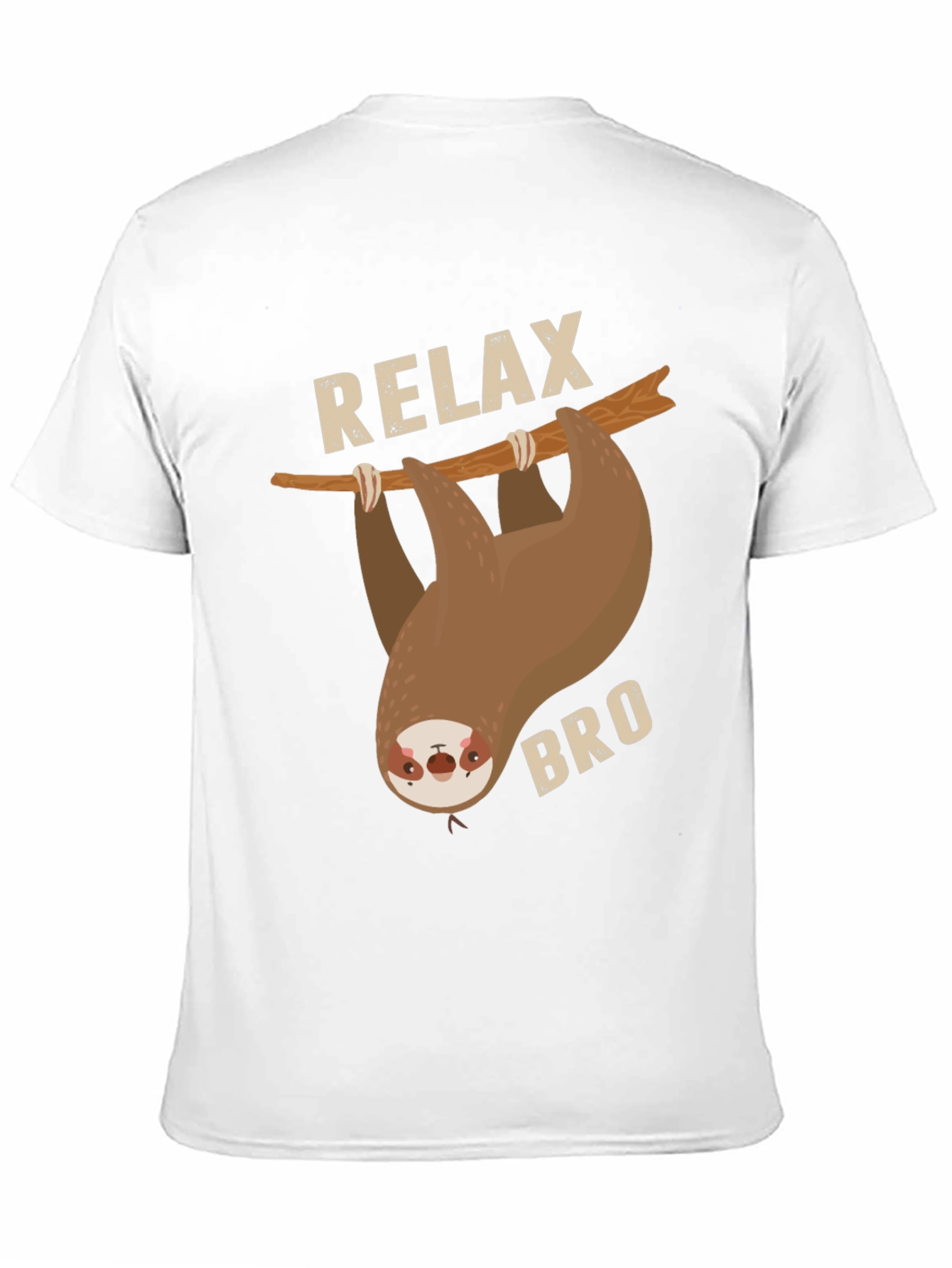 Relax Bro Sloth Graphic T-Shirt