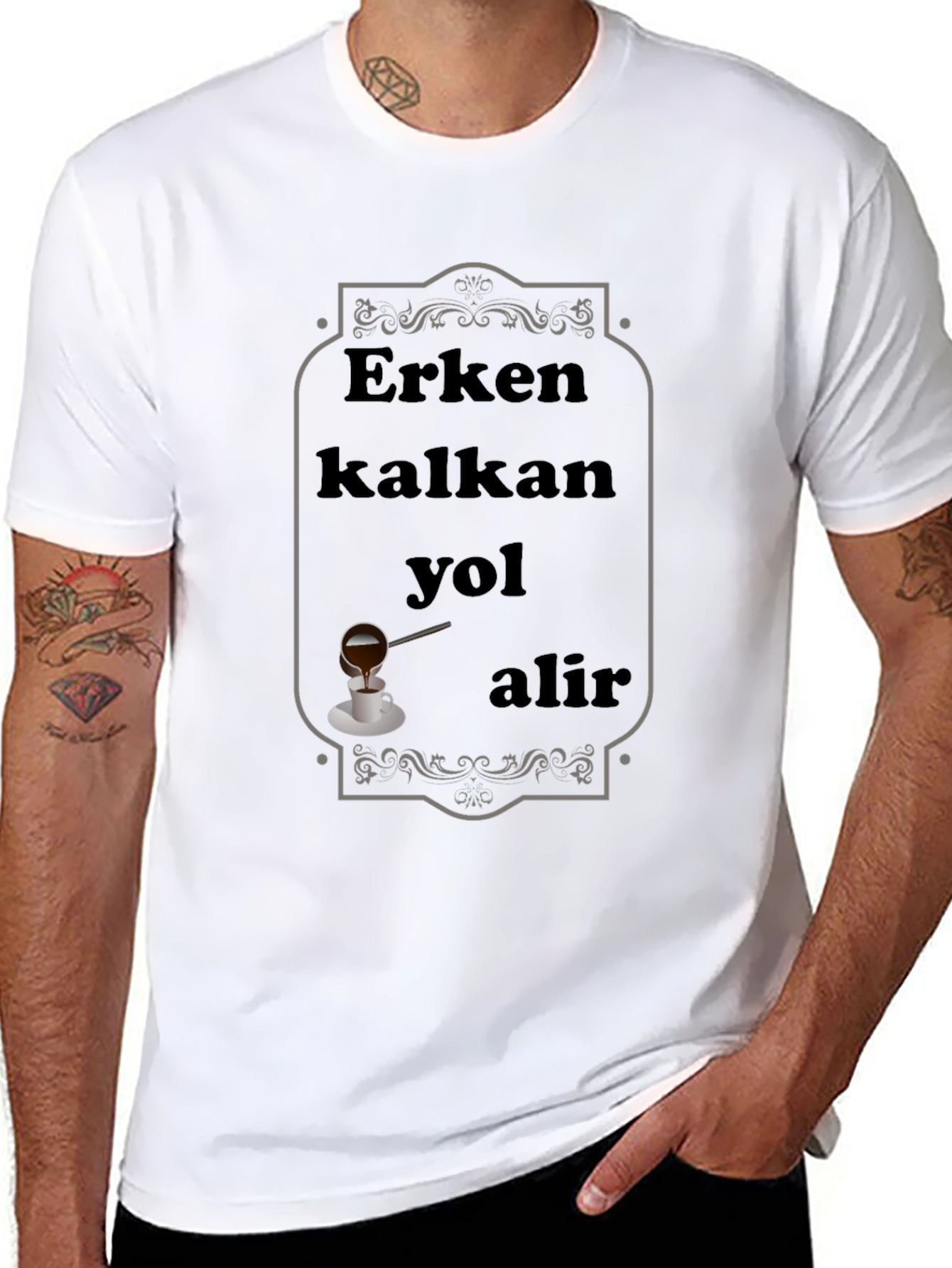 Erken Kalkan Yol Alir T-Shirt