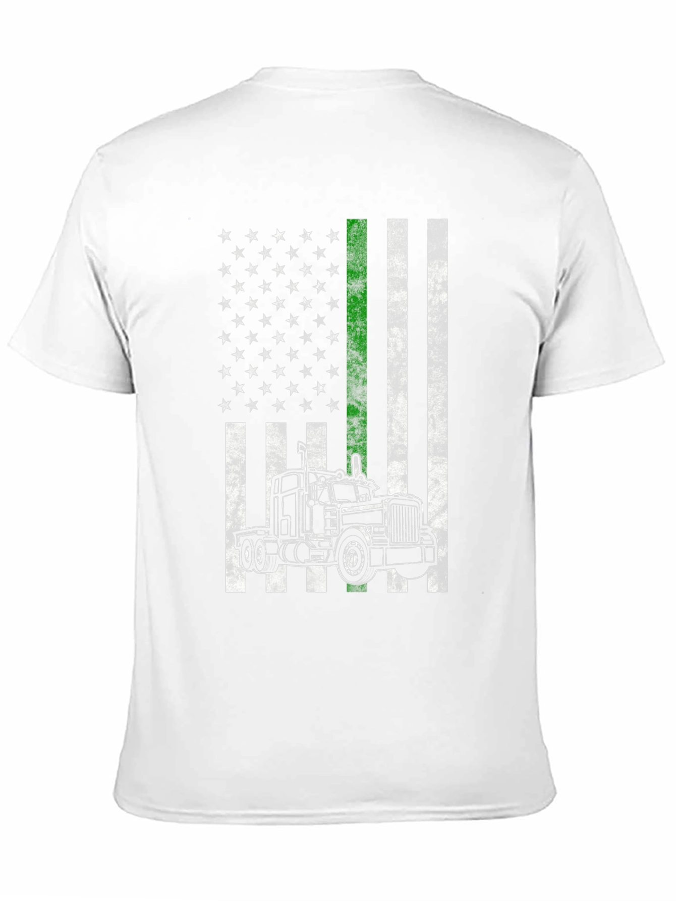 Trucker Pride American Flag T-Shirt
