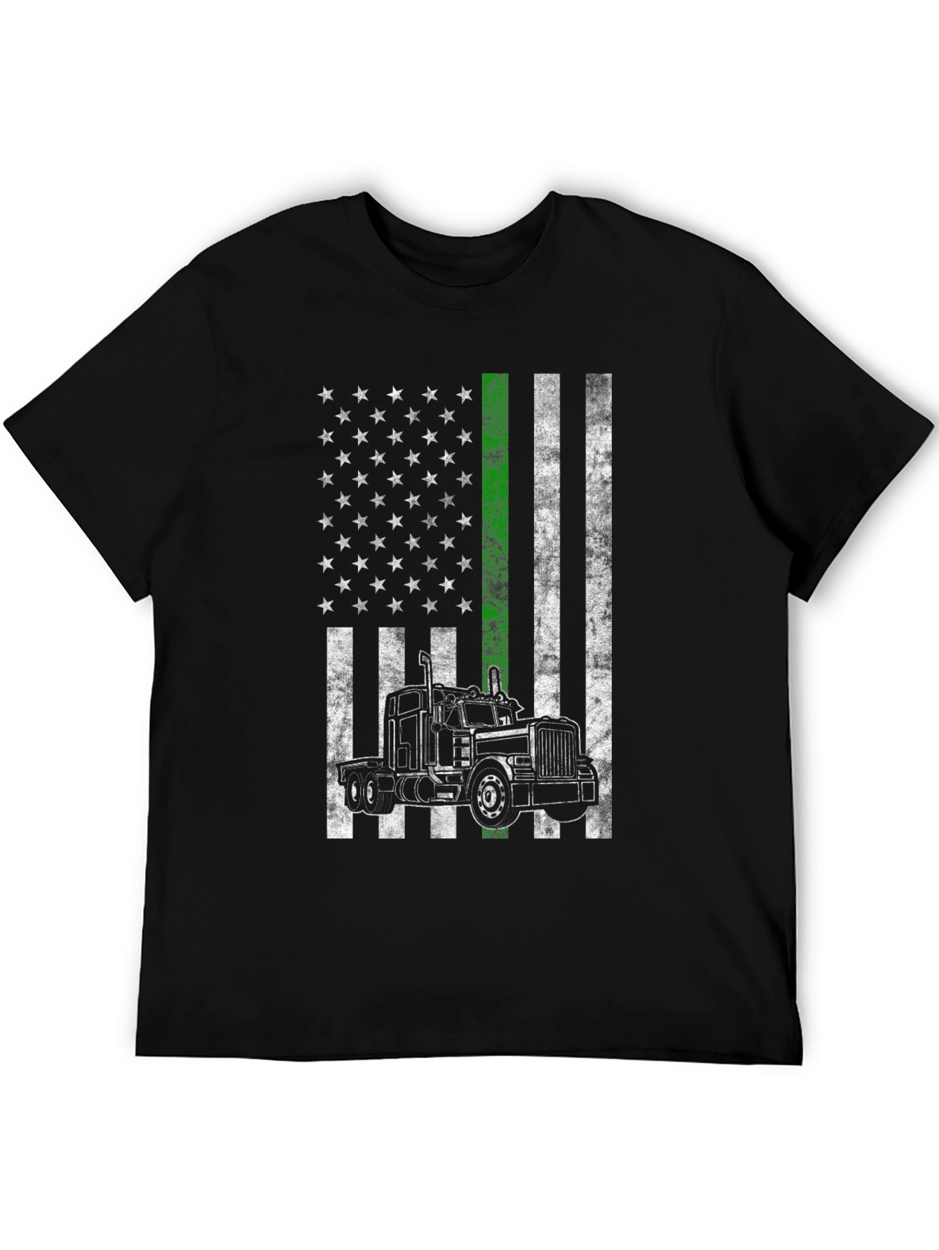 Trucker Pride American Flag T-Shirt