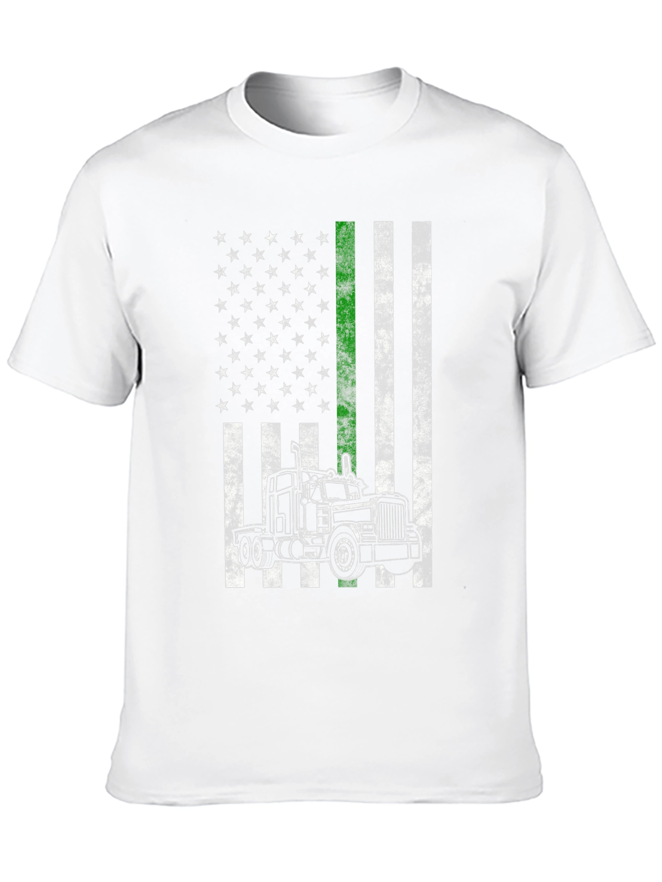 Trucker Pride American Flag T-Shirt