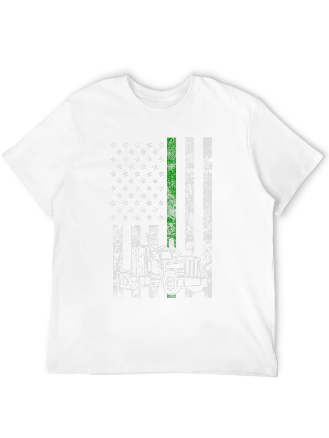 Trucker Pride American Flag T-Shirt