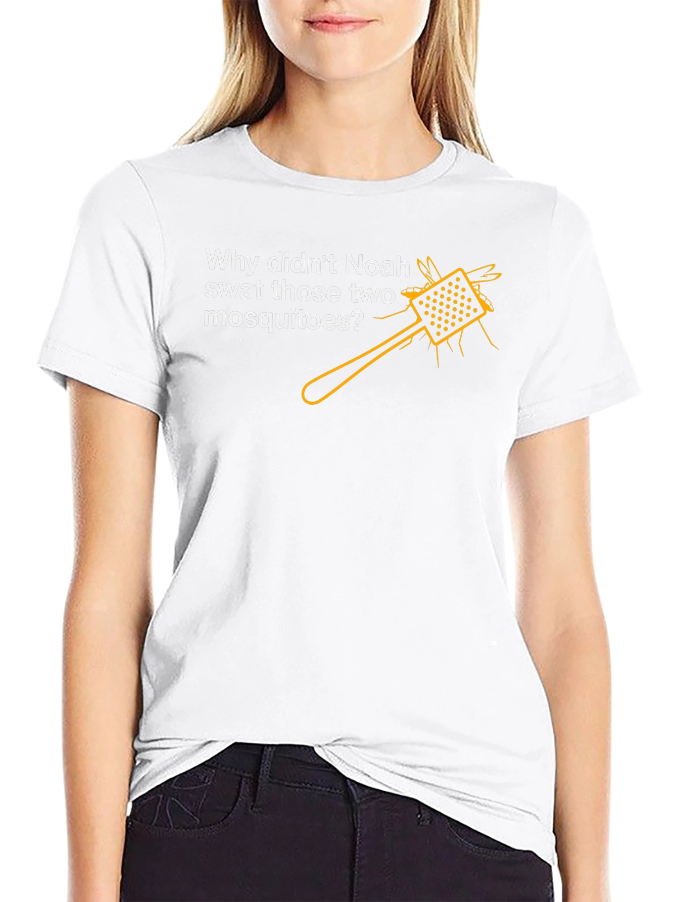 Noahs Mosquito Tee - Humorous Graphic Shirt