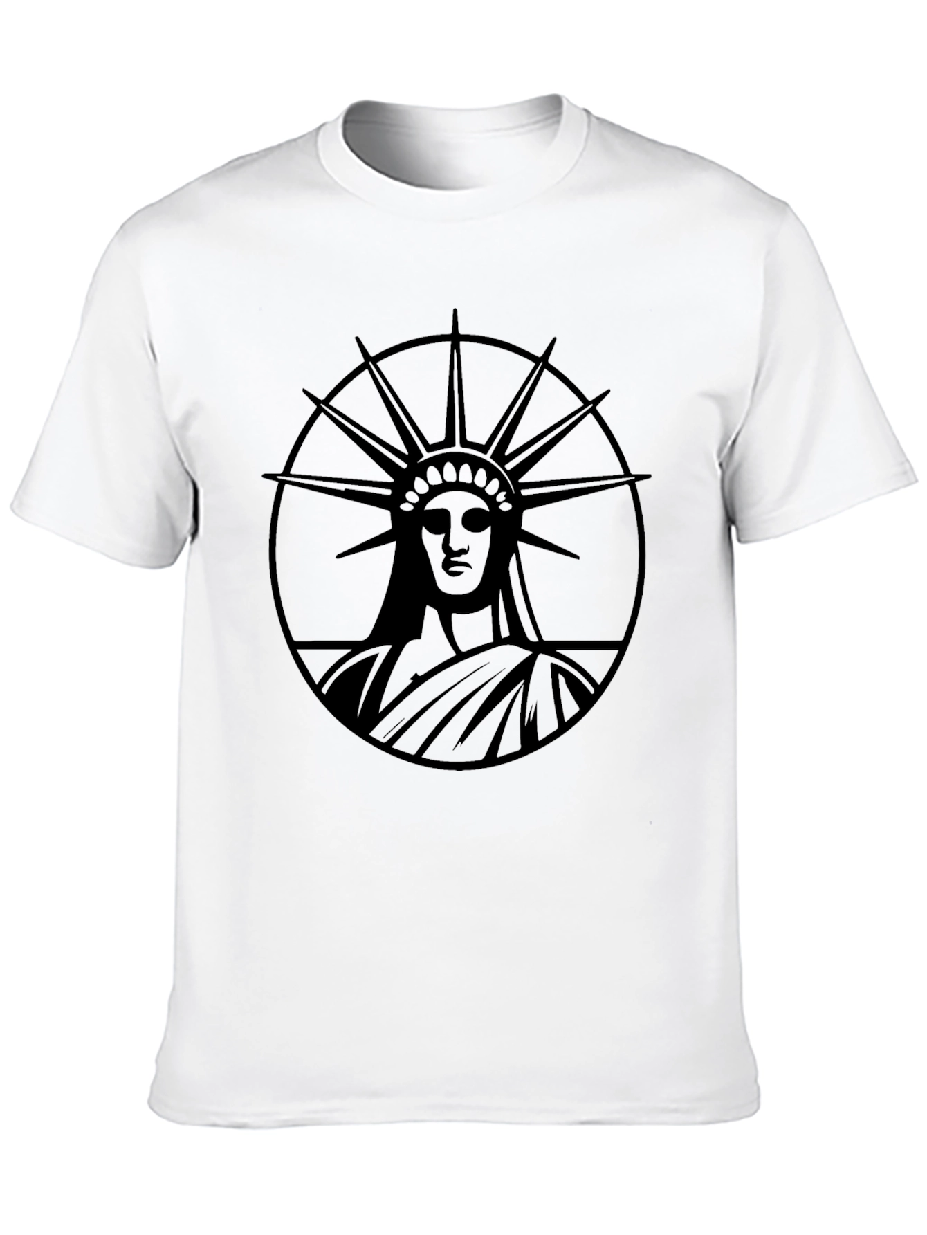 Statue of Liberty Black T-Shirt