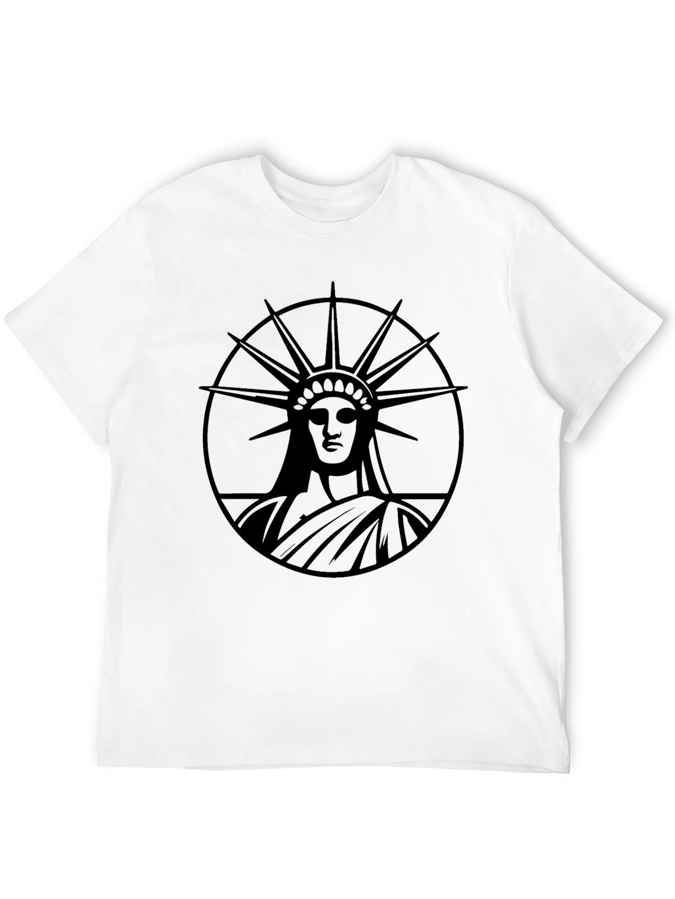Statue of Liberty Black T-Shirt