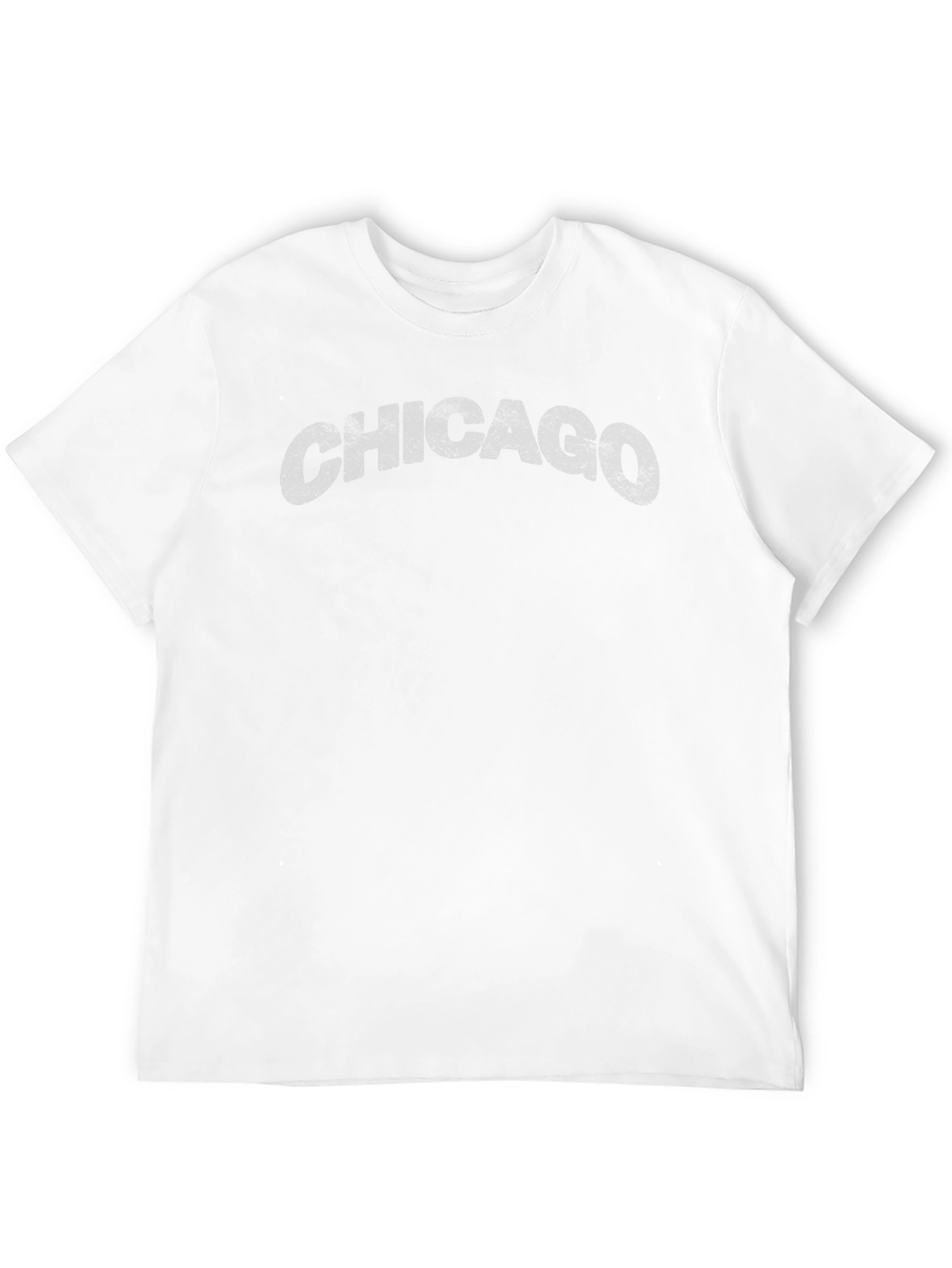 Chicago Distressed Graphic Black T-Shirt