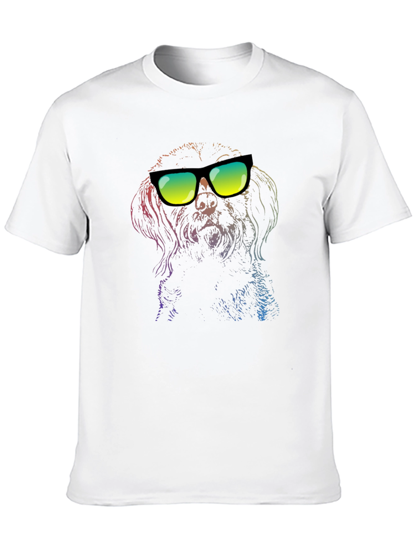 Cool Dog Graphic Tee - Black T-Shirt