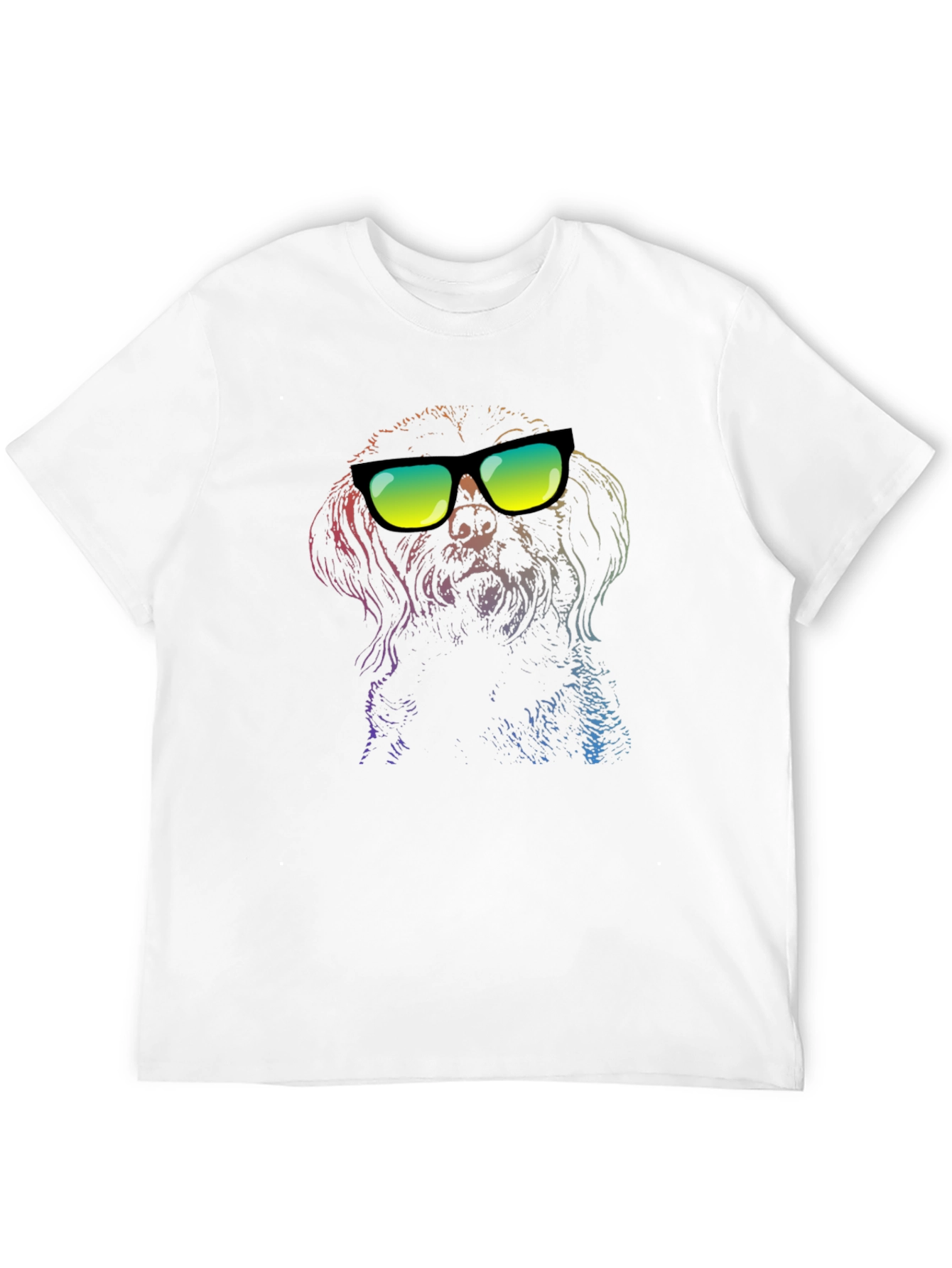 Cool Dog Graphic Tee - Black T-Shirt