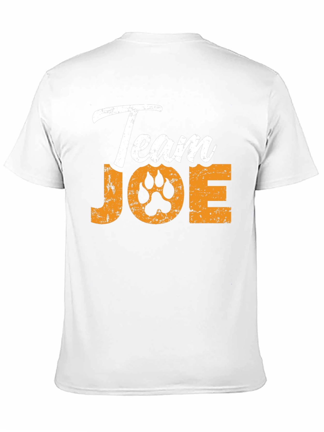 Team Joe Dog Paw T-Shirt