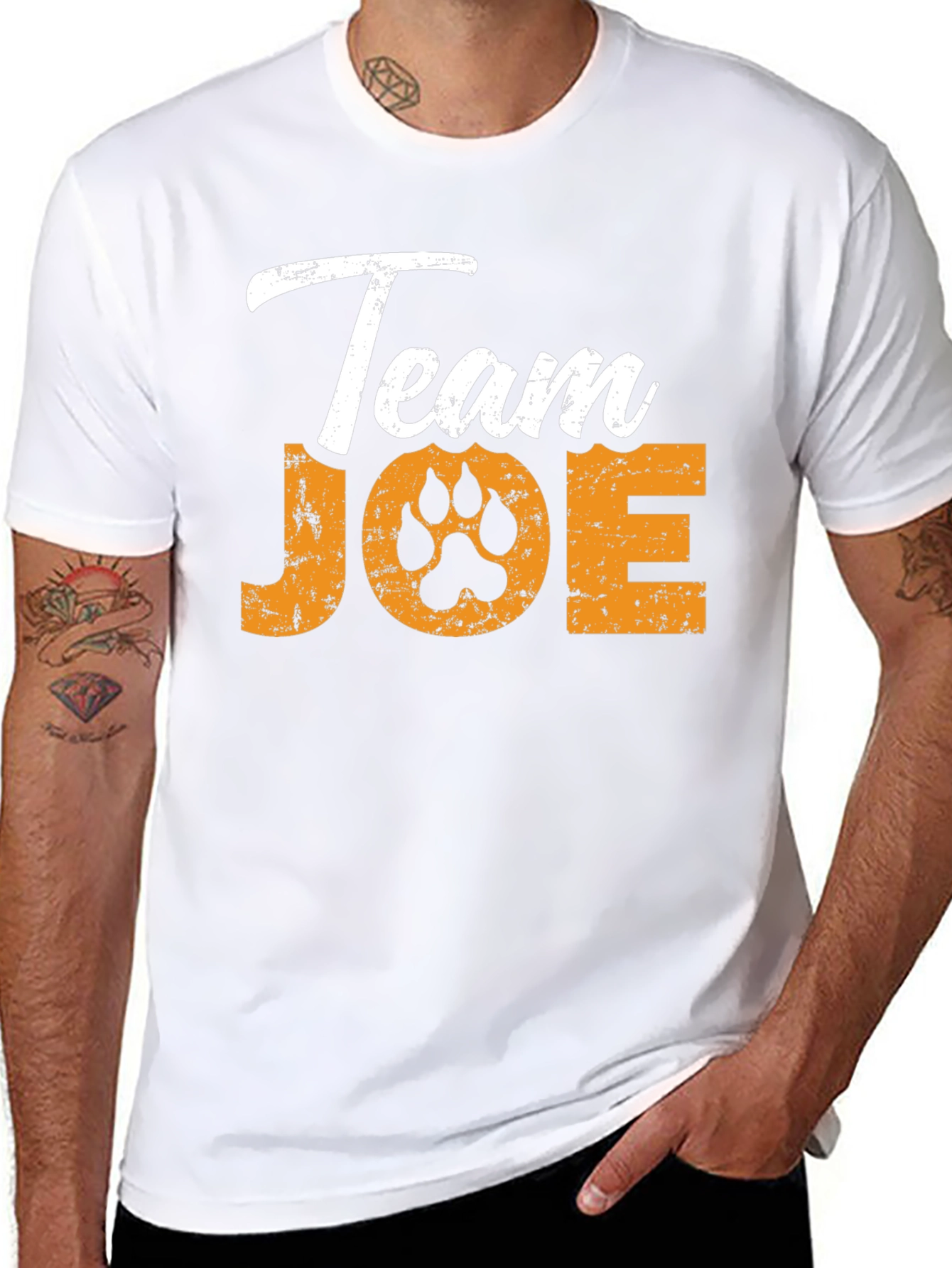 Team Joe Dog Paw T-Shirt