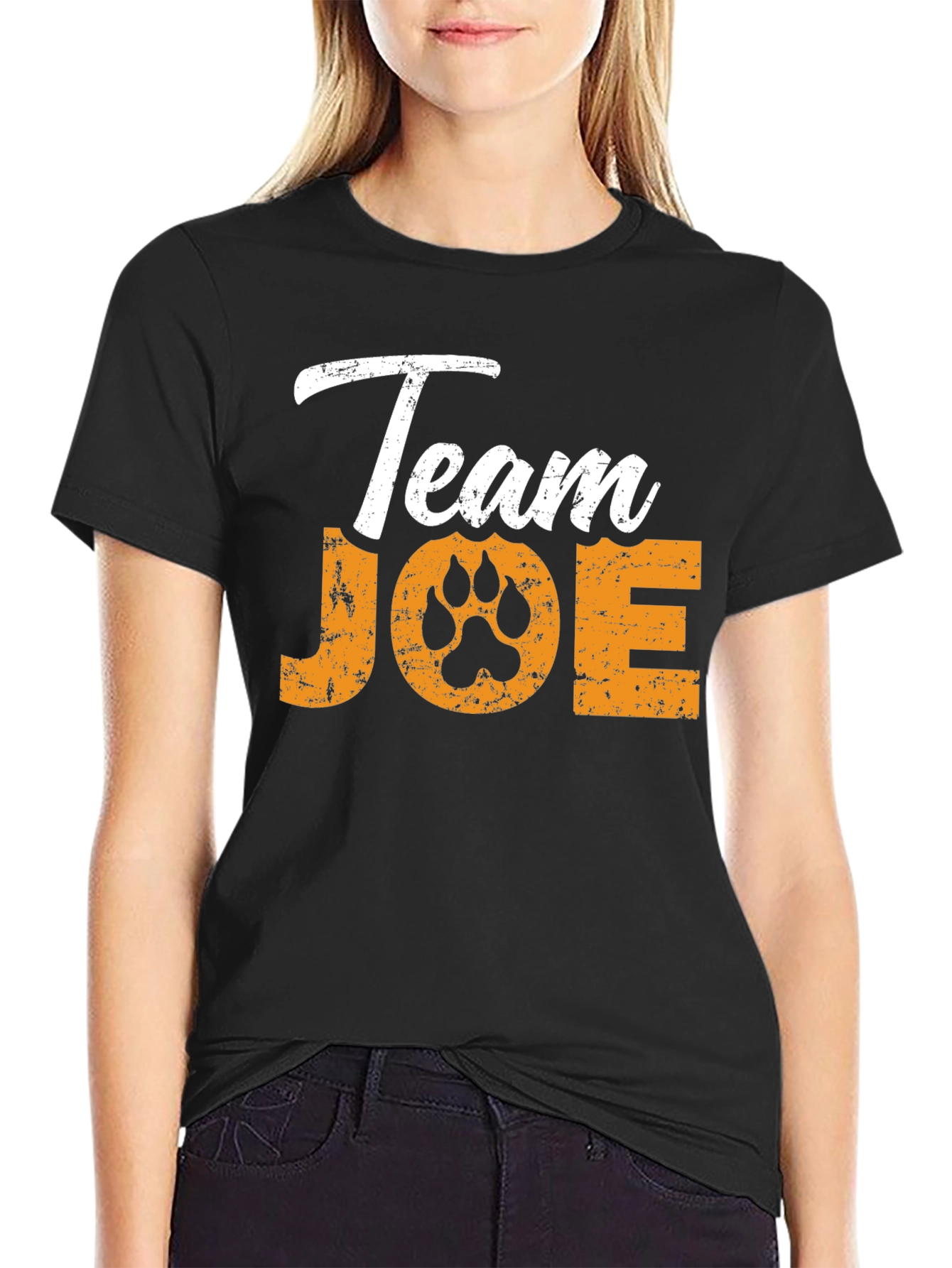 Team Joe Dog Paw T-Shirt