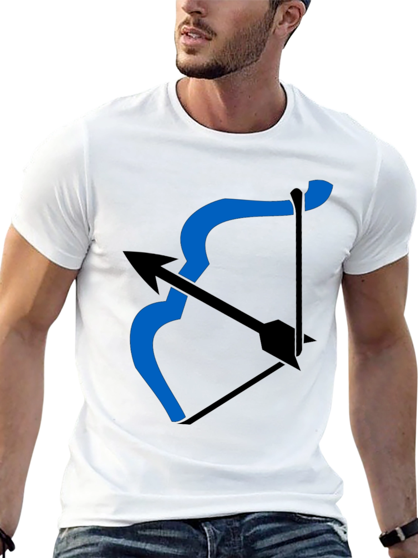 Archer Bow T-Shirt - Black Graphic Tee