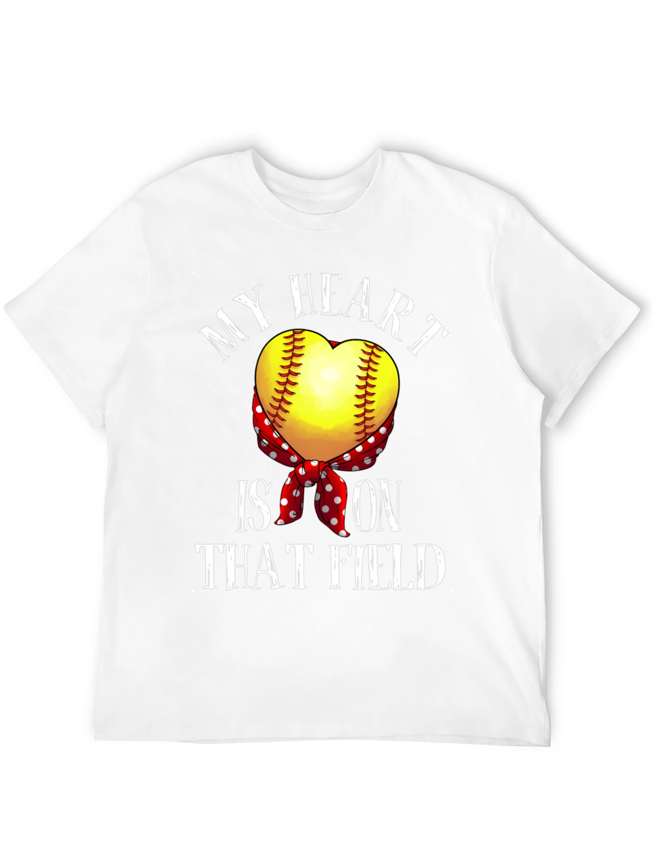 My Heart is On That Field Graphic T-Shirt