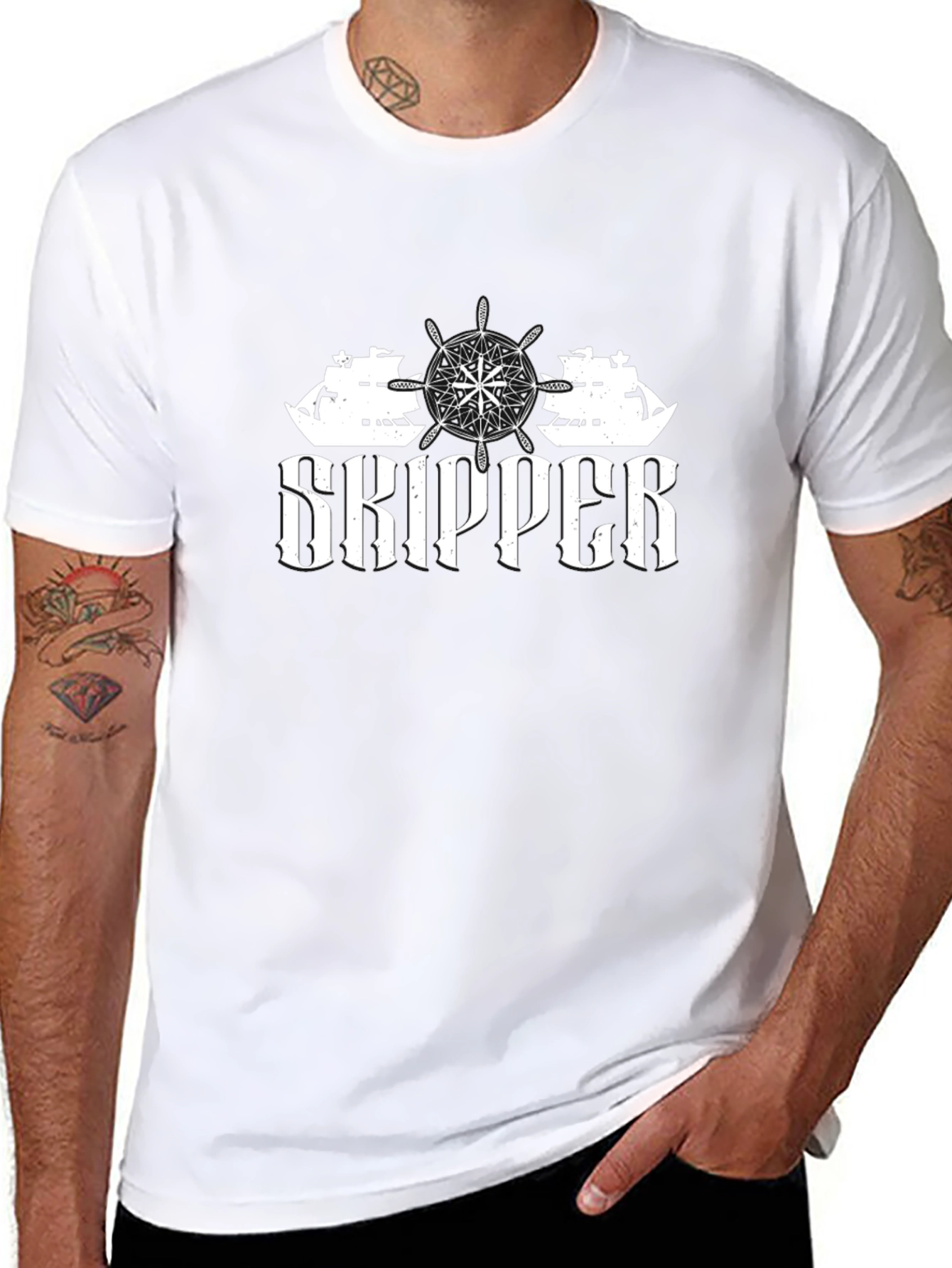 Skipper Nautical Graphic Tee