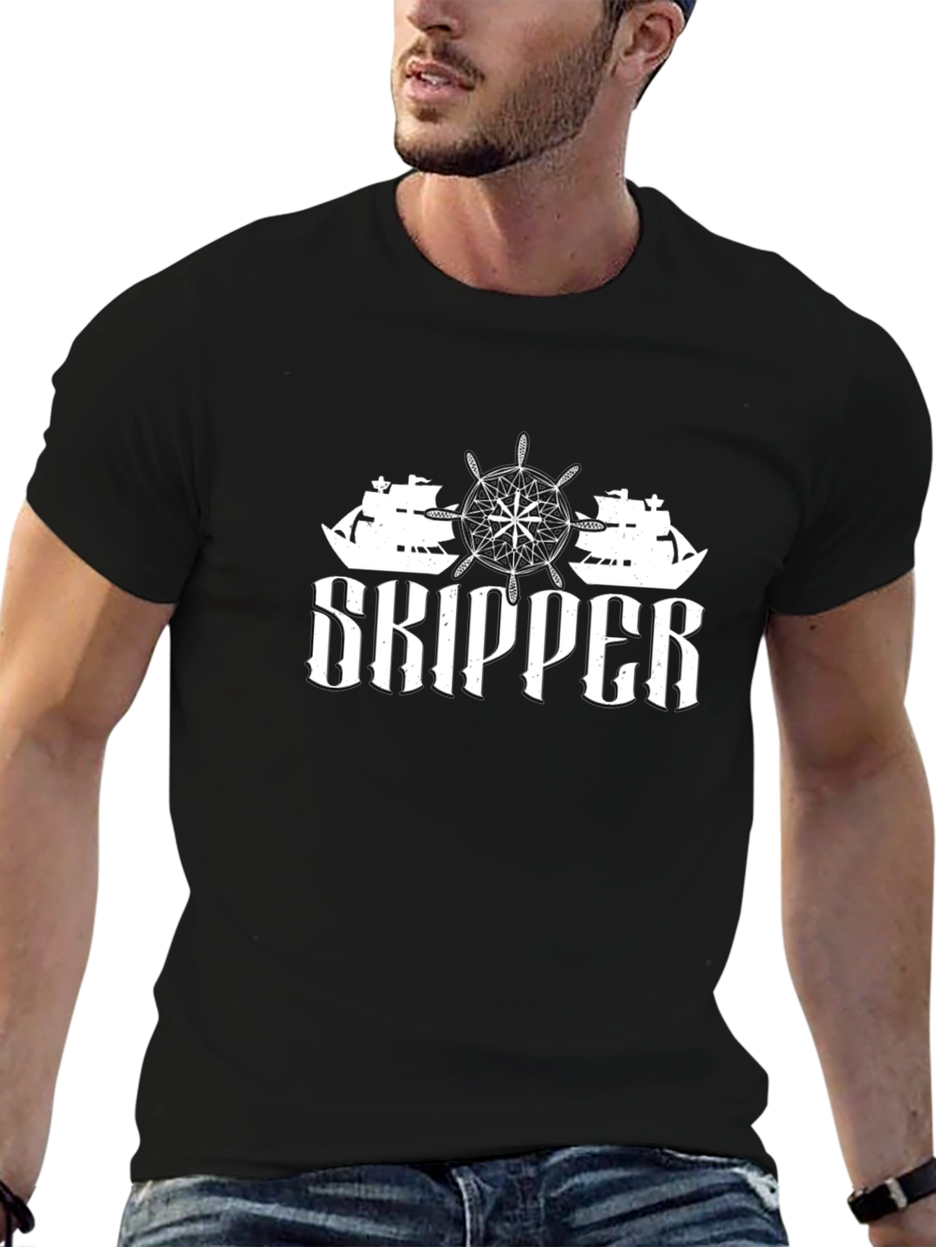 Skipper Nautical Graphic Tee