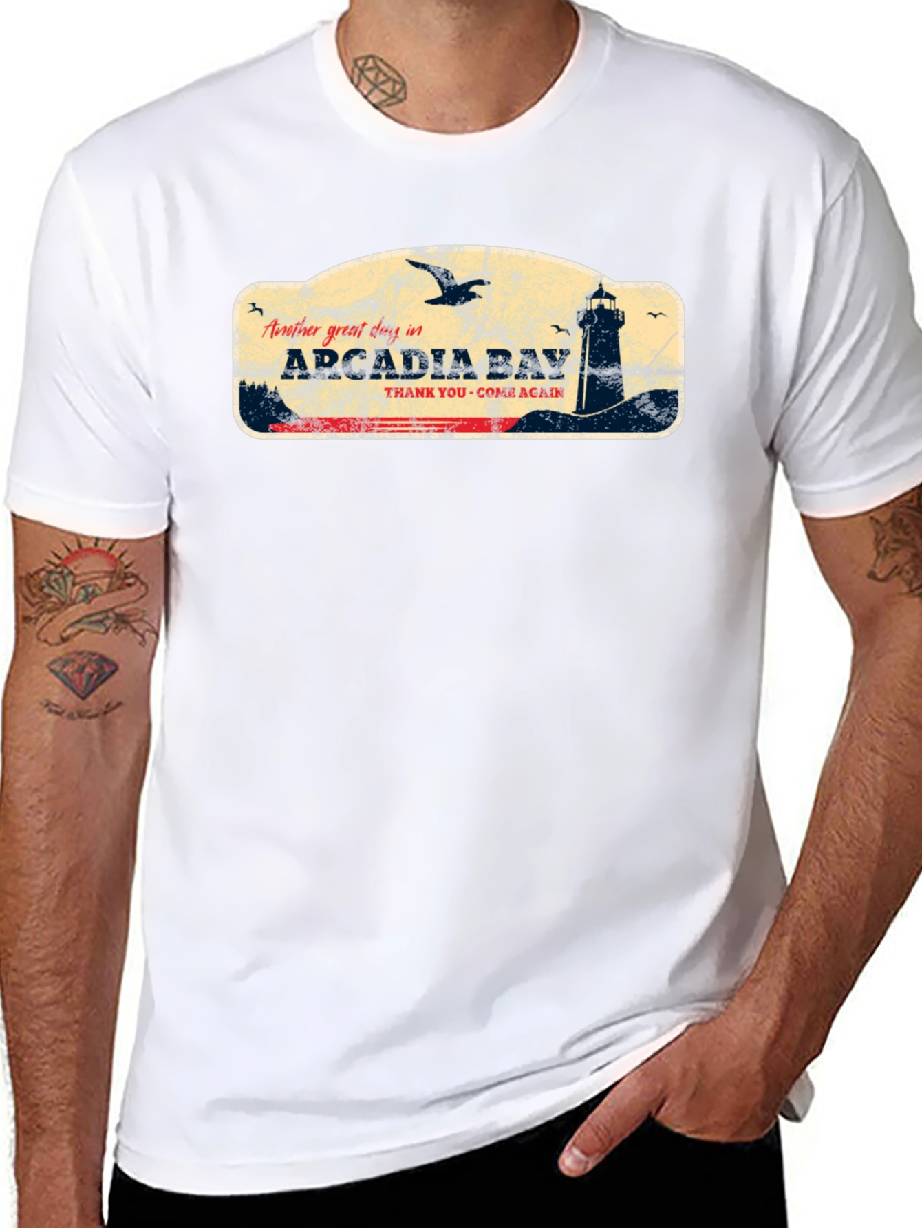 Arcadia Bay T-Shirt - Coastal Design