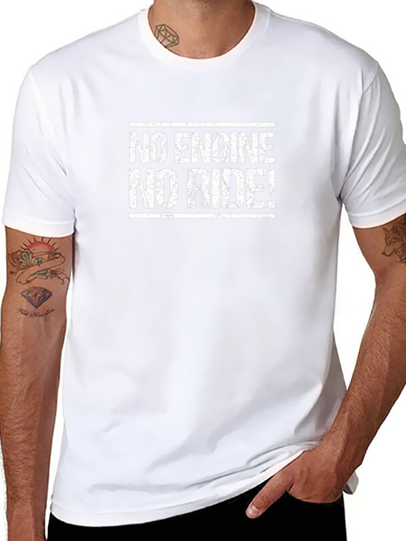 No Engine No Ride! Graphic T-Shirt