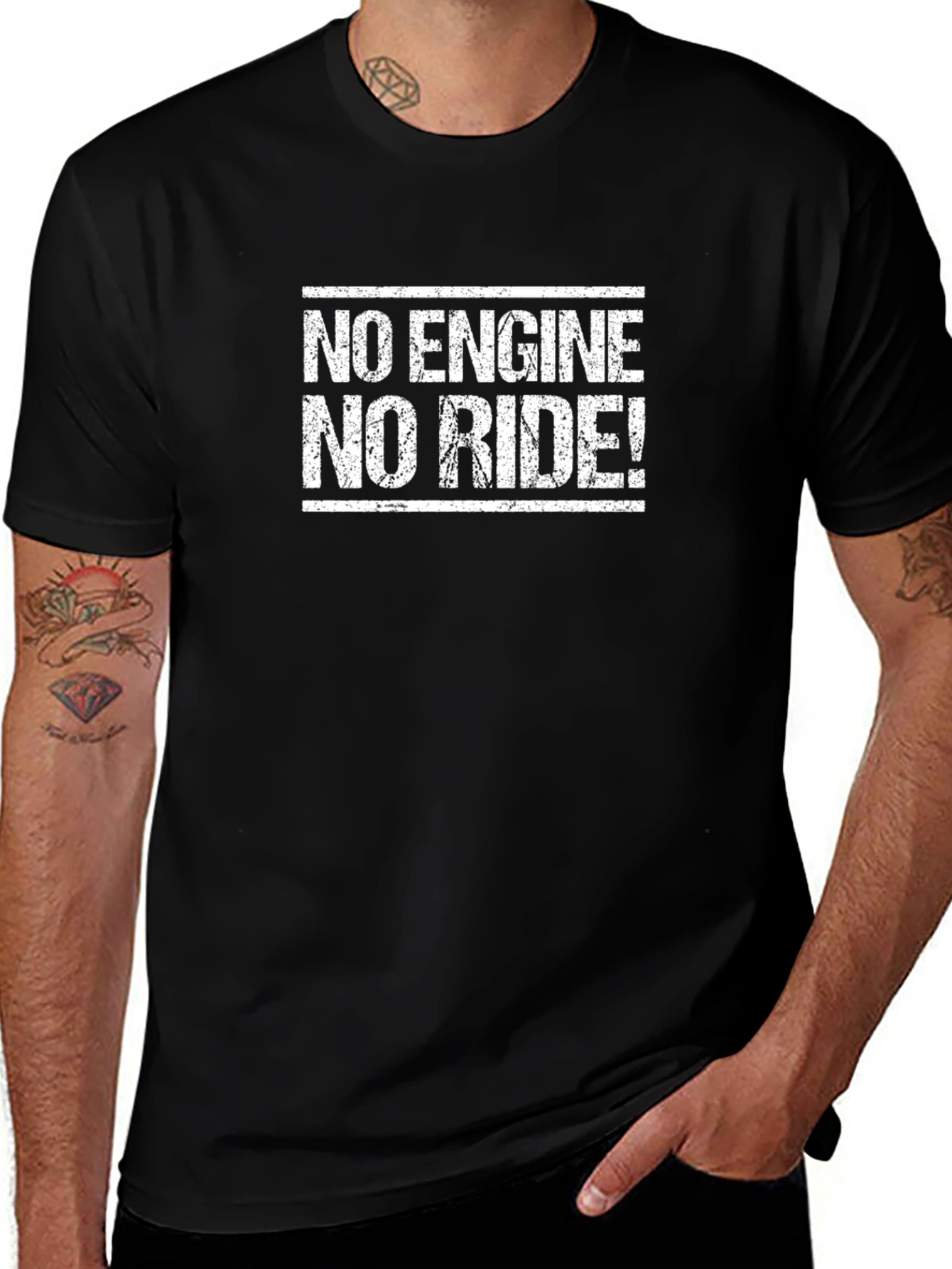 No Engine No Ride! Graphic T-Shirt
