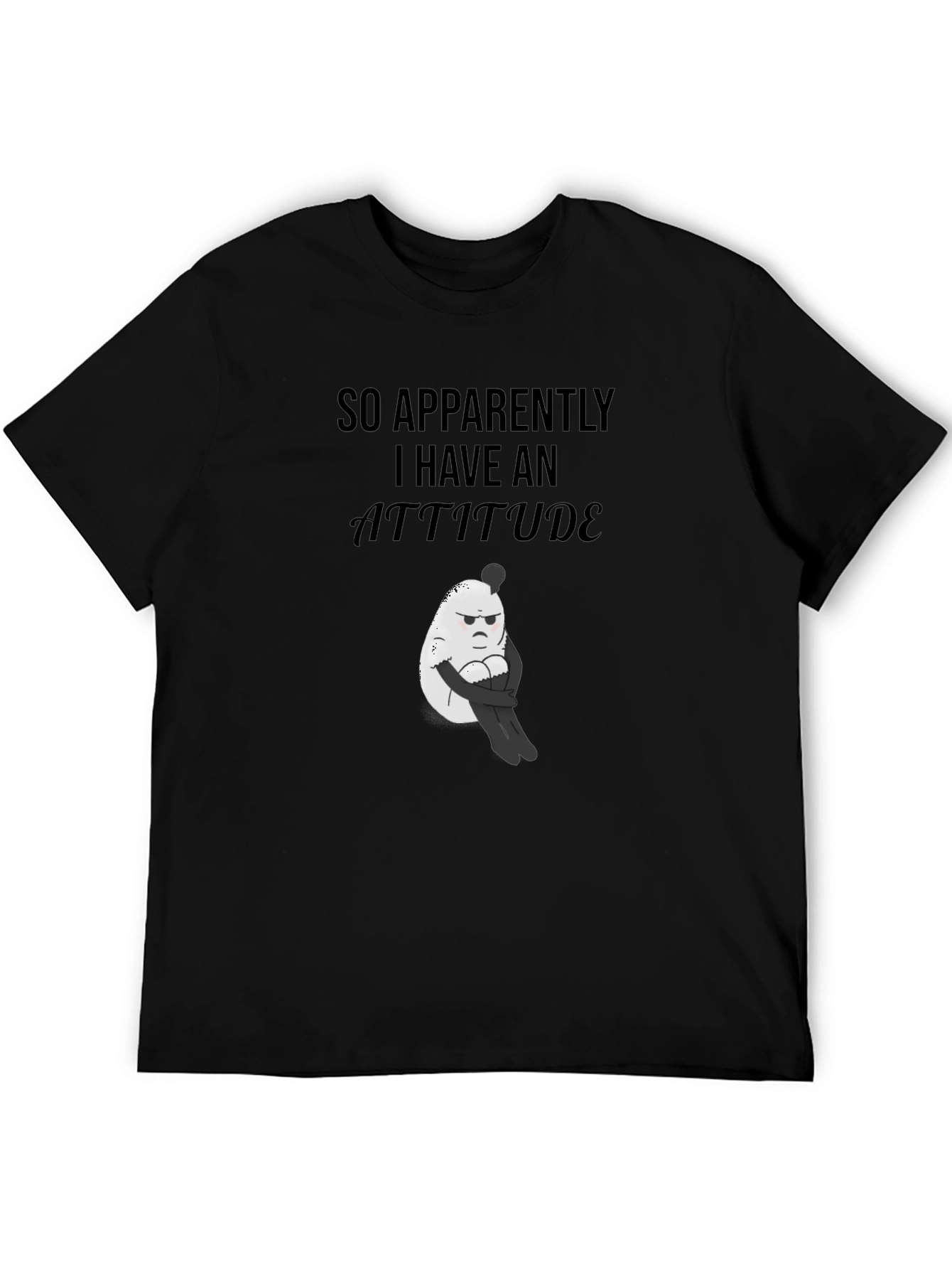 Attitude Graphic T-Shirt - Funny Egg Design