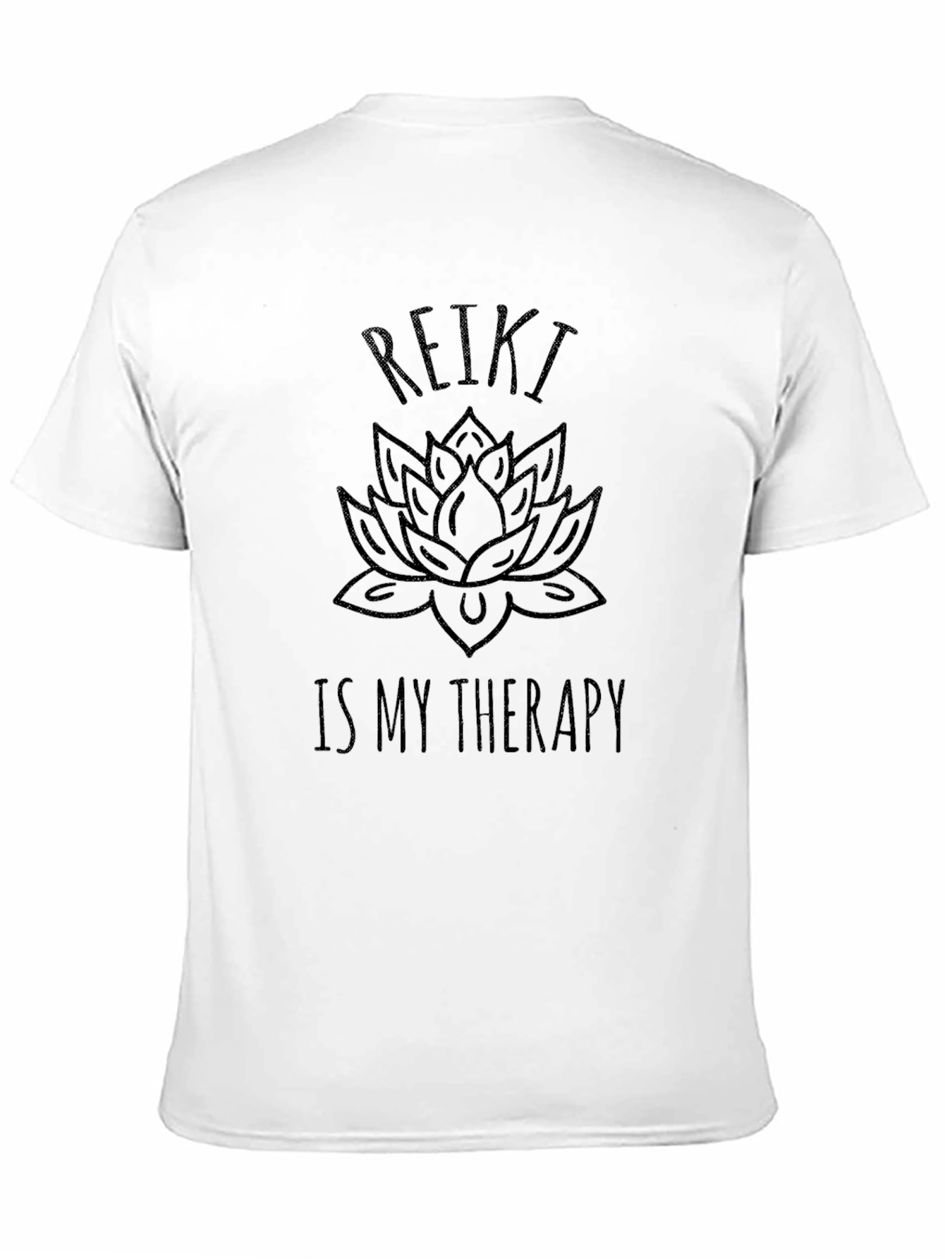 Reiki Therapy Lotus Flower Graphic T-Shirt