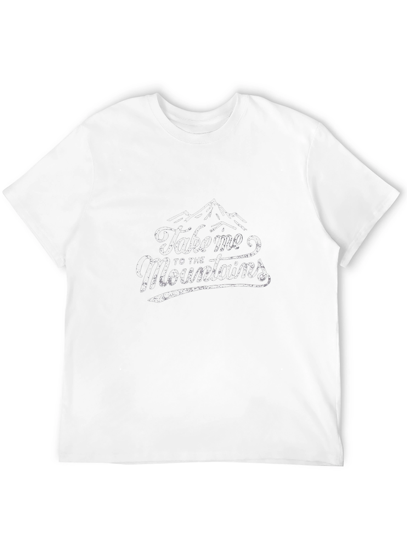 Take Me to the Mountains Black Graphic Tee