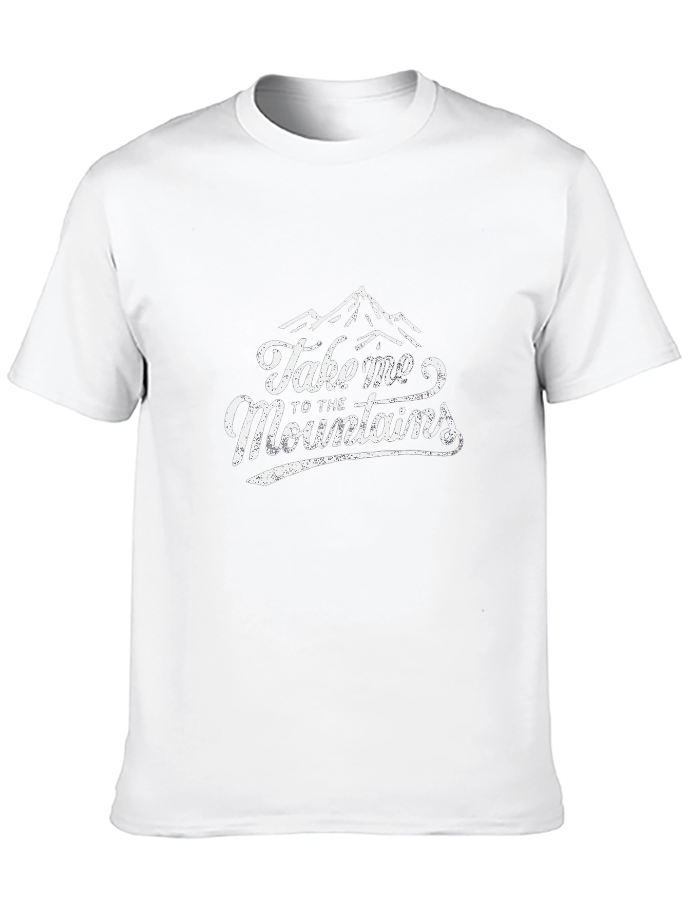 Take Me to the Mountains Black Graphic Tee