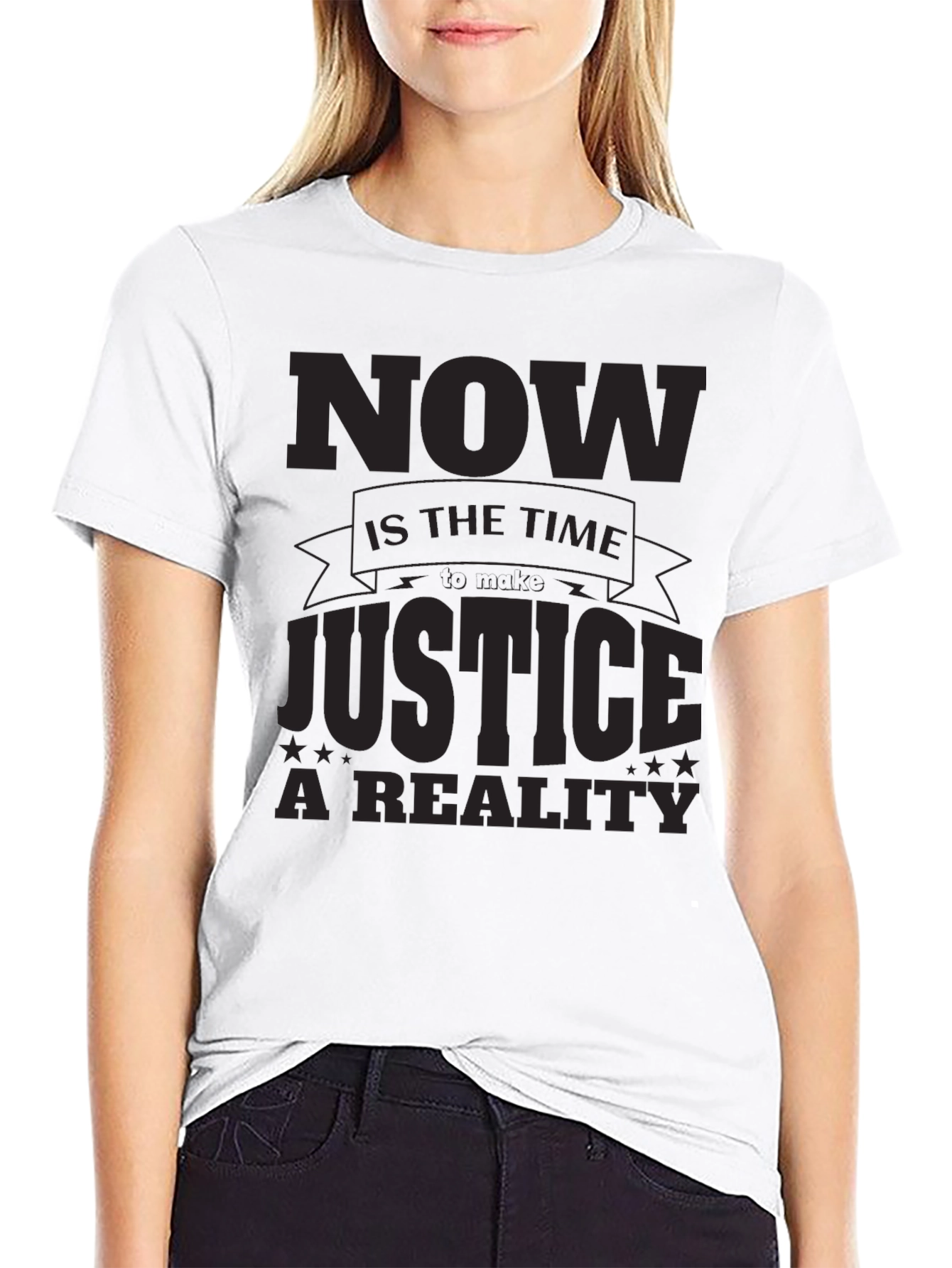 Now is The Time - Justice T-Shirt