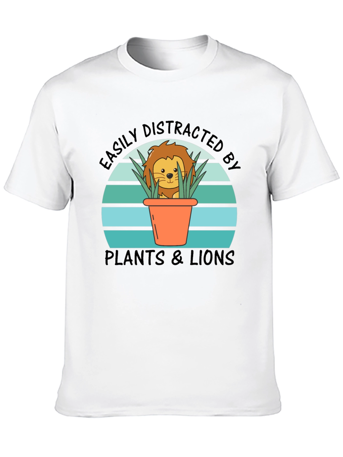Easily Distracted by Plants & Lions Graphic Tee
