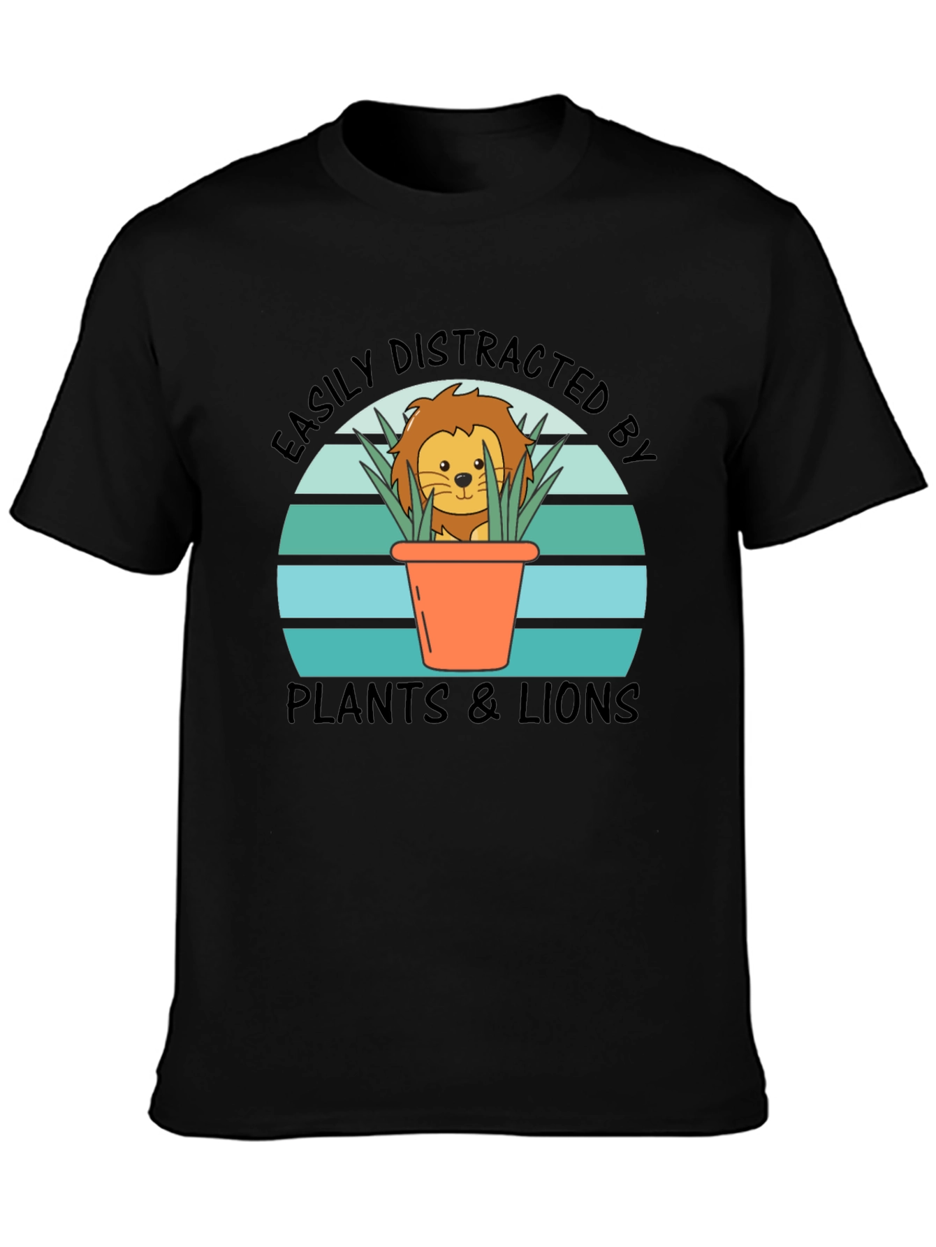Easily Distracted by Plants & Lions Graphic Tee