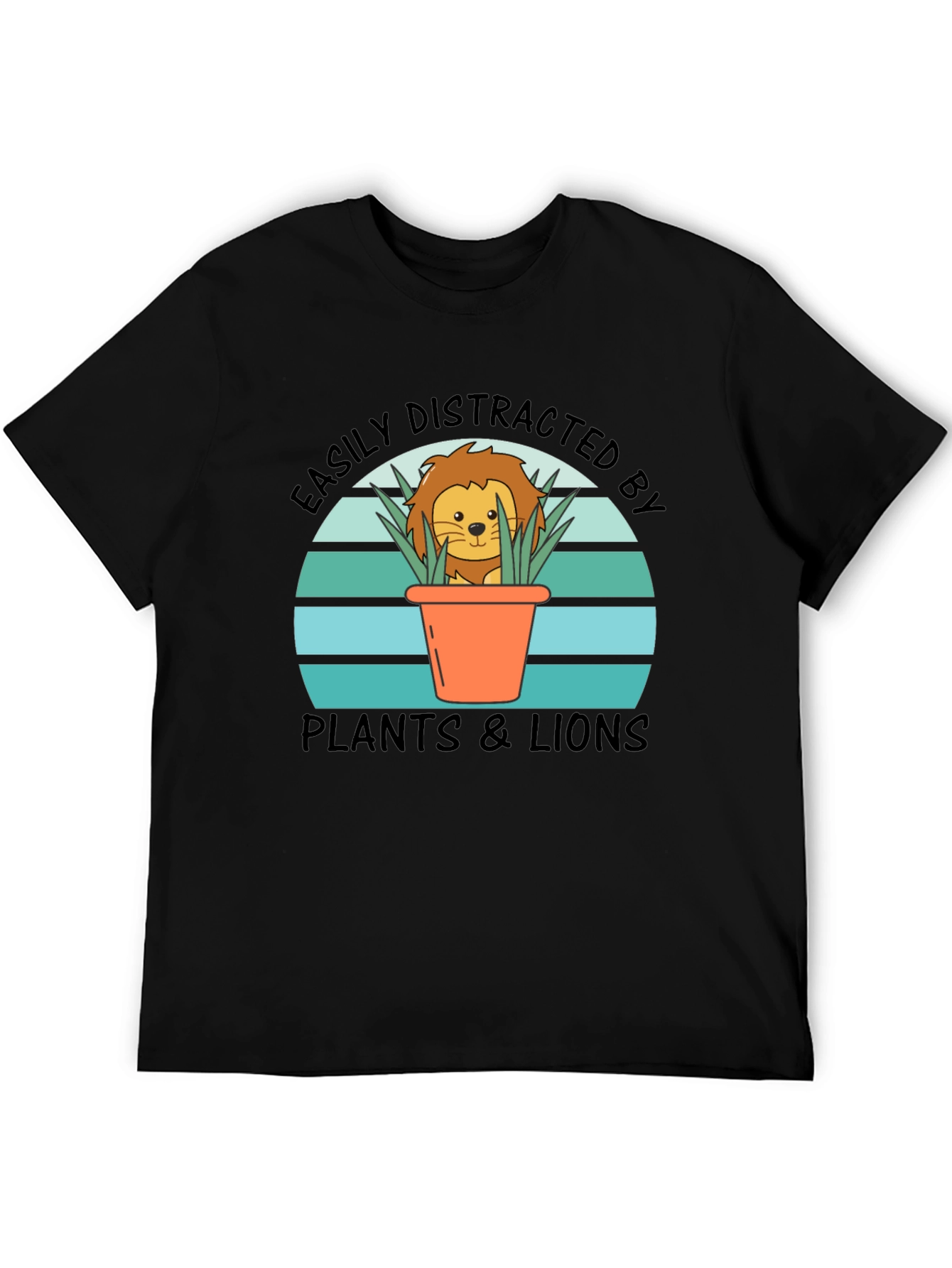 Easily Distracted by Plants & Lions Graphic Tee