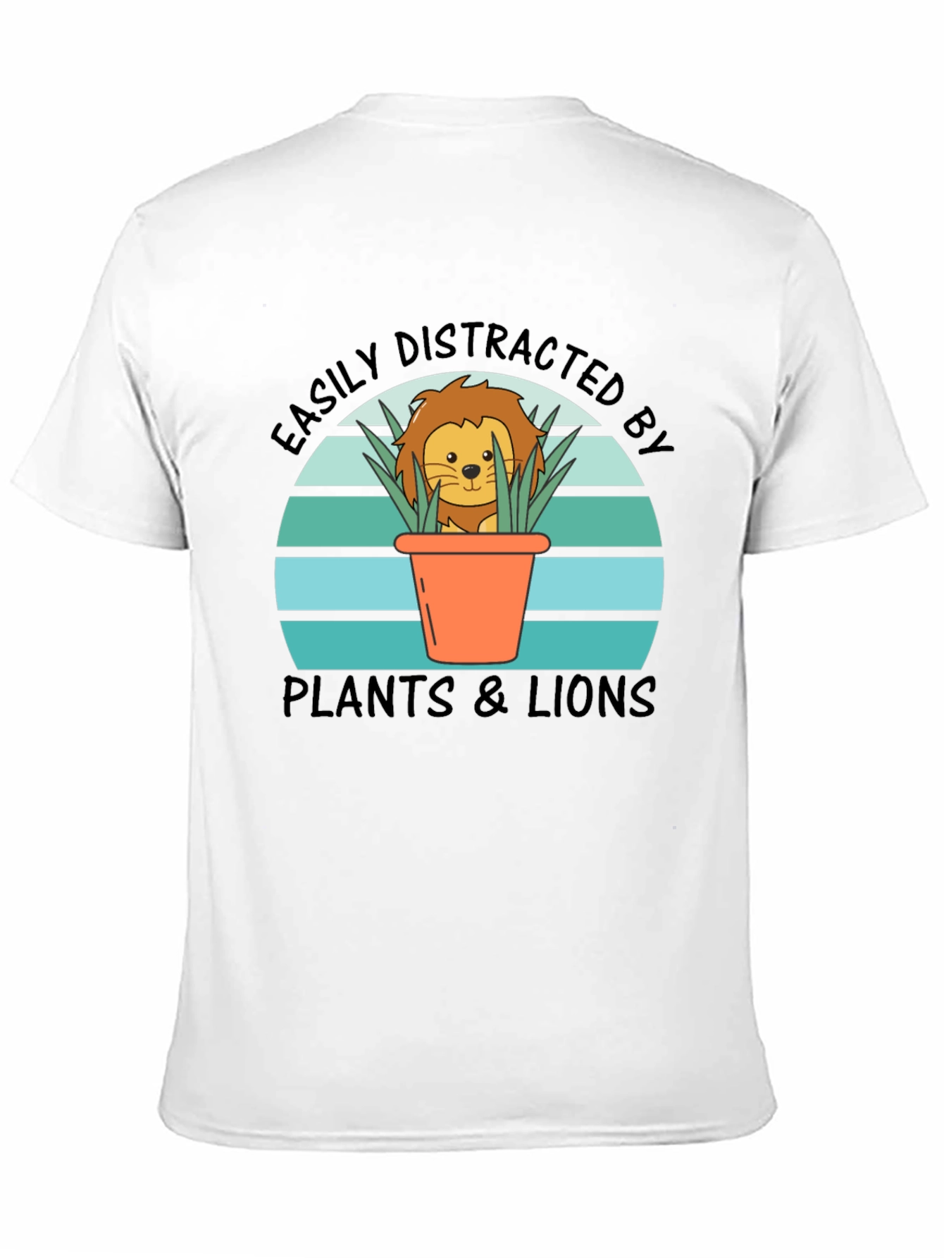 Easily Distracted by Plants & Lions Graphic Tee