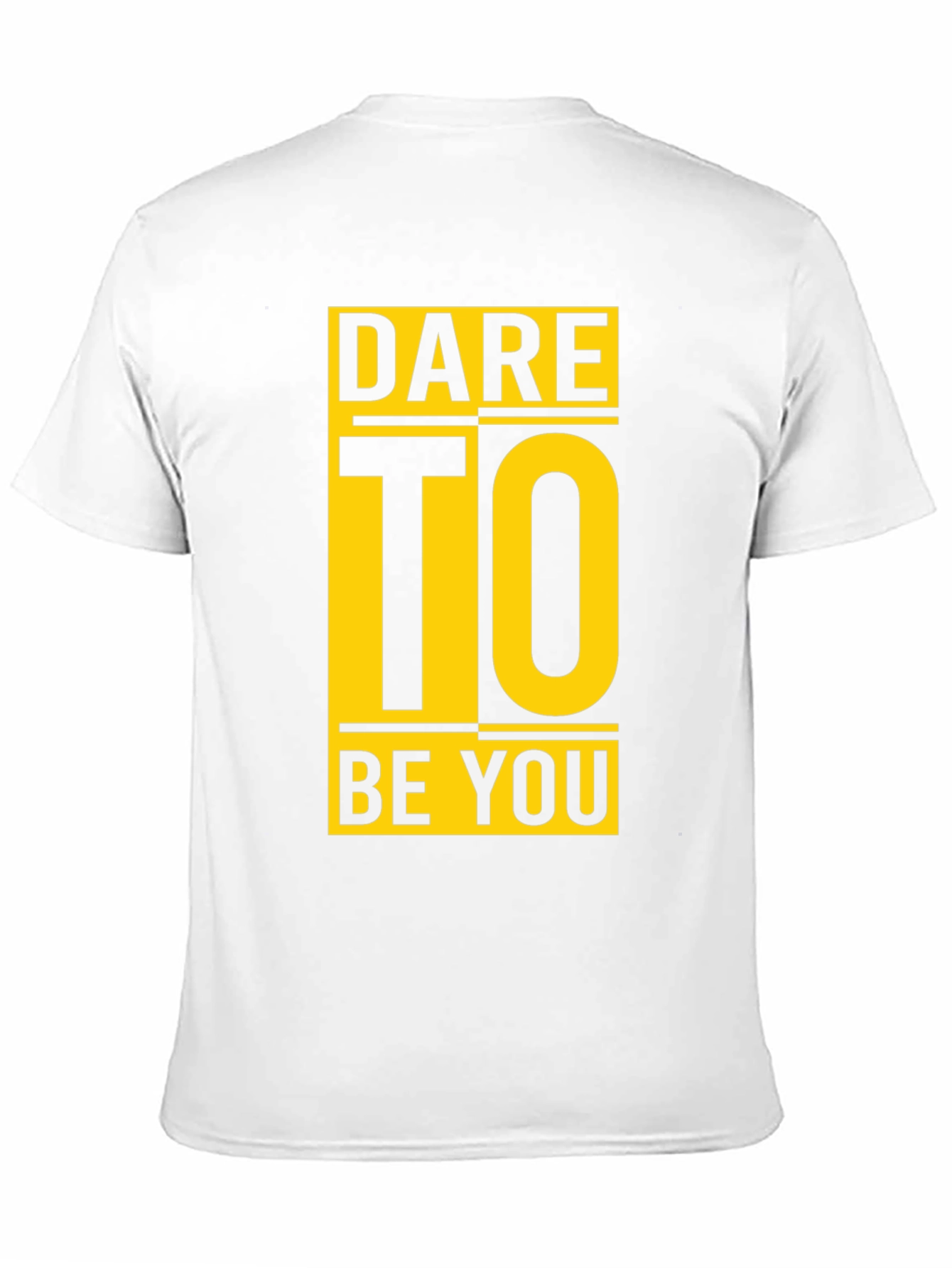 Dare To Be You Graphic Black T-Shirt