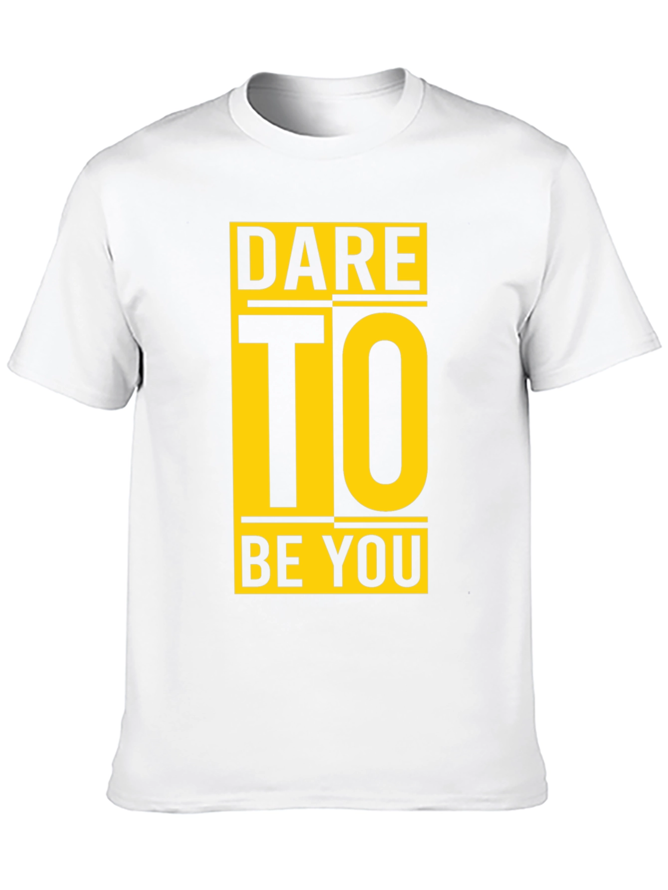 Dare To Be You Graphic Black T-Shirt