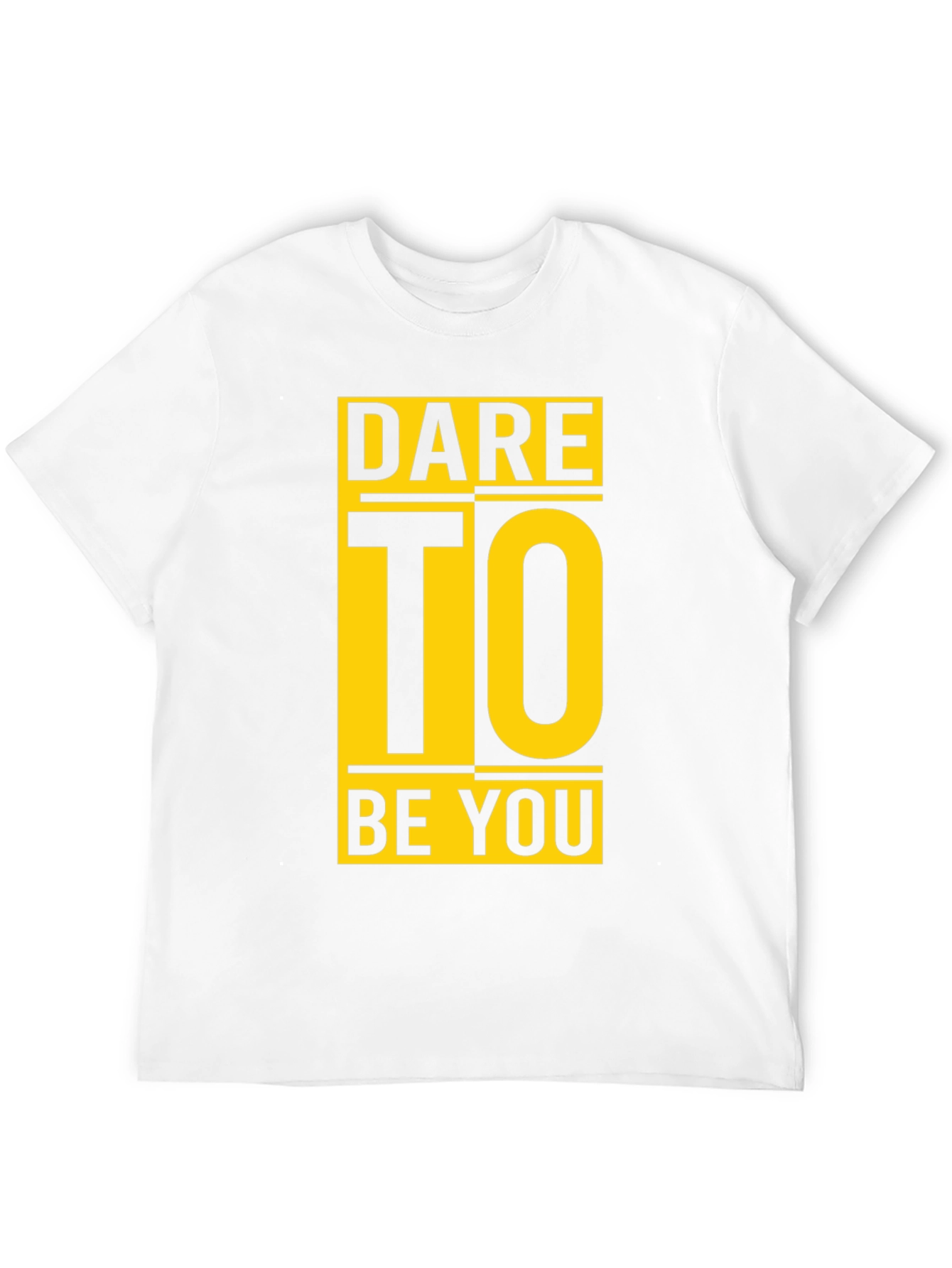 Dare To Be You Graphic Black T-Shirt